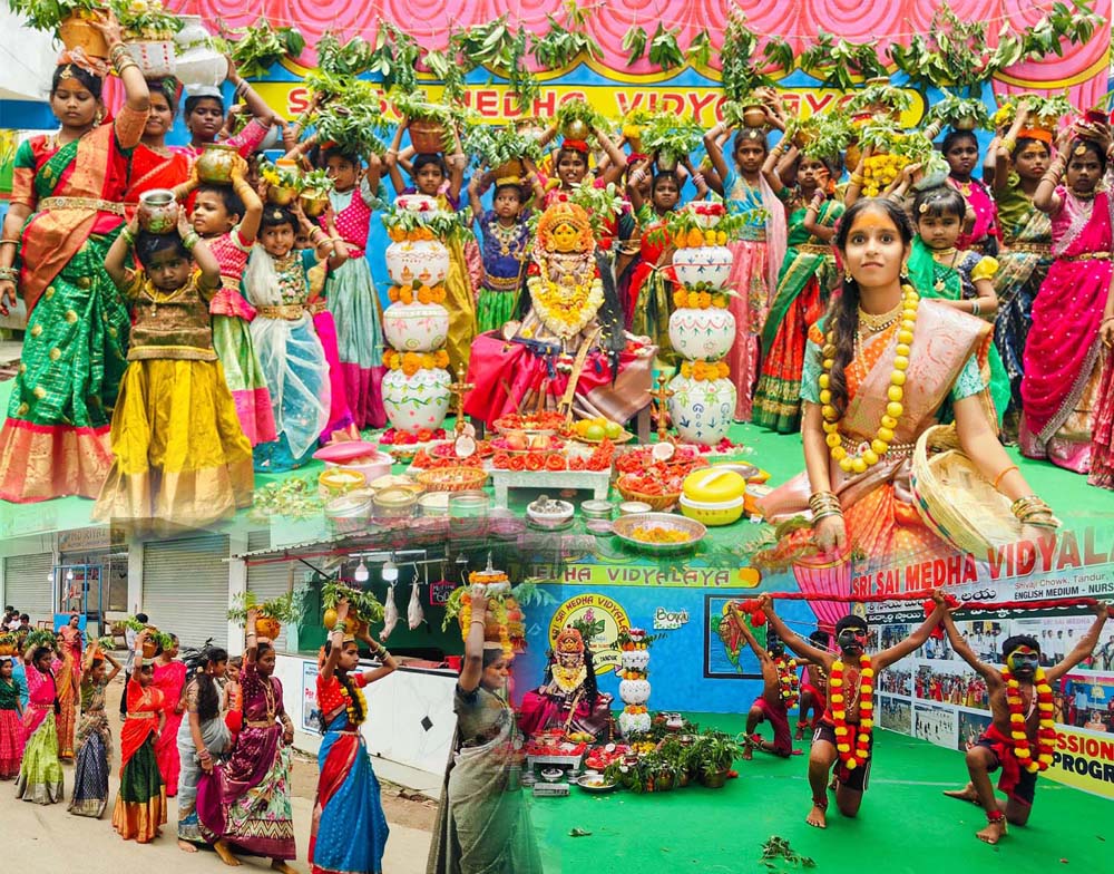 శ్రీసాయి మెధాలో బోనాల పండగ
