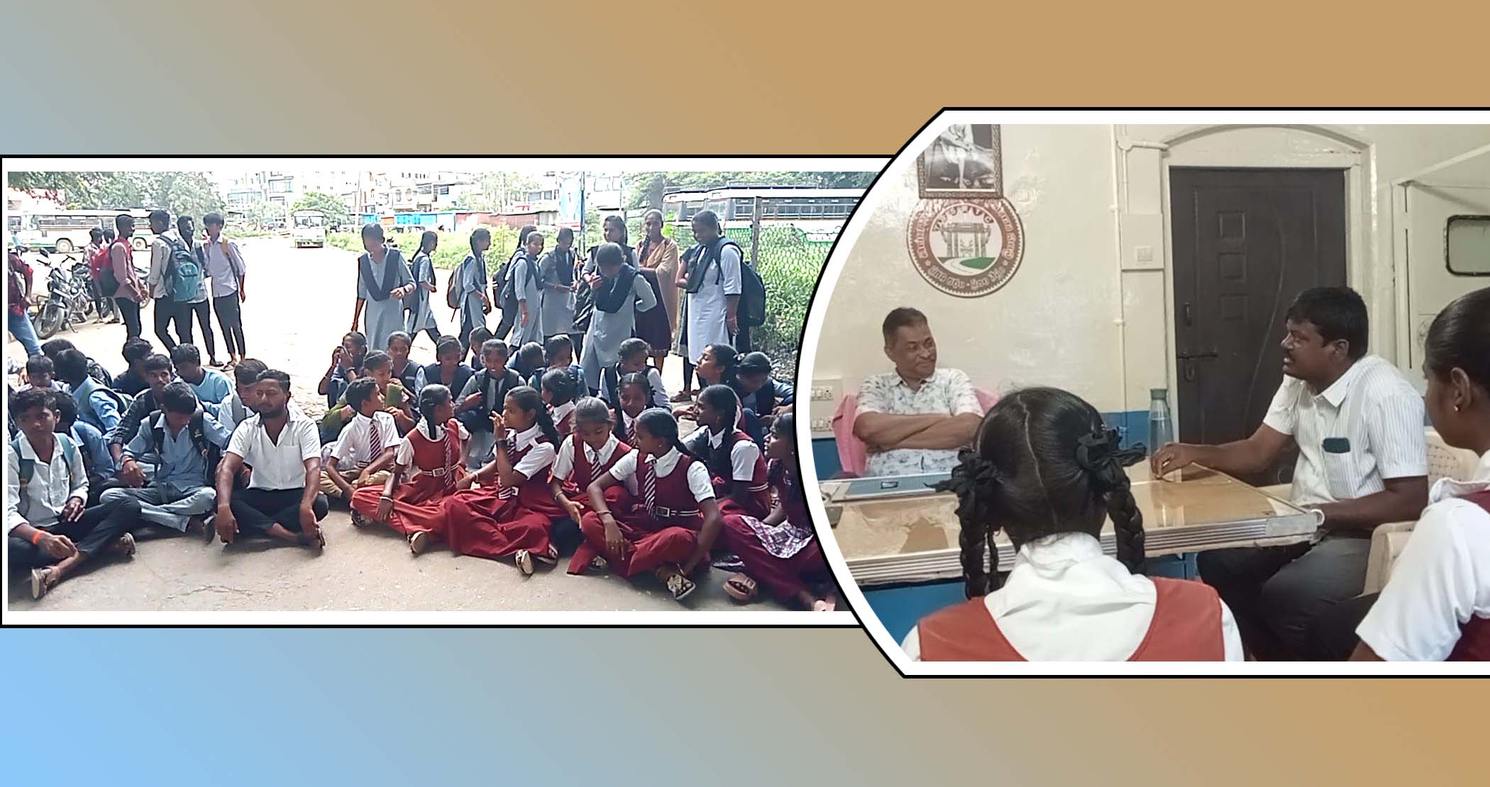 టైంకు బస్సు రాకుంటే ఎట్లా సార్..!