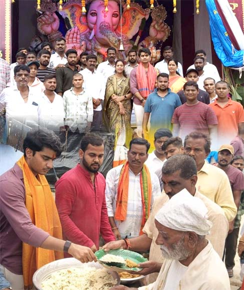 గణనాథుల సేవలో పట్నం యువనేత