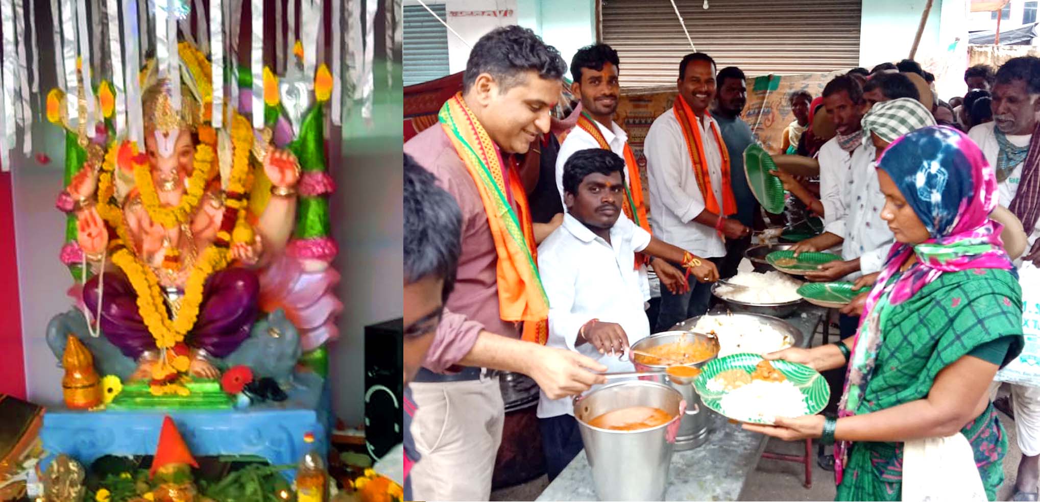 జిల్లా ఆసుపత్రిలో వినాయక శోభ..!