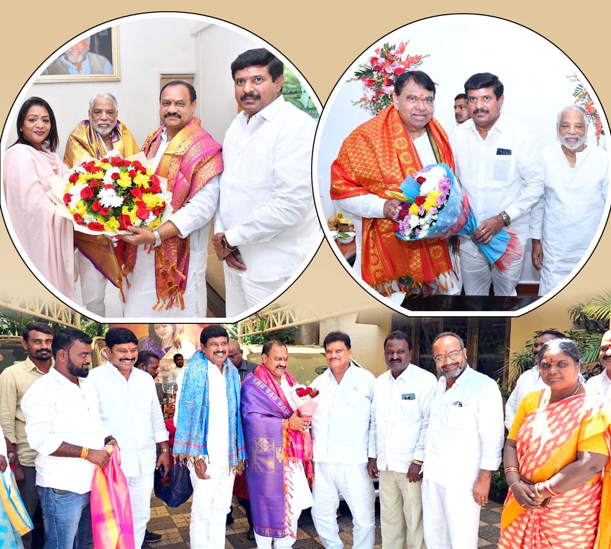 రాష్ట్ర నేతలను కలిసిన తాండూరు ఎమ్మెల్యే మనోహర్ రెడ్డి