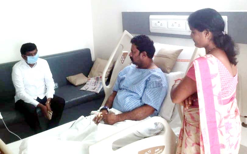 ఆసుపత్రిలో చేరిన ఏఎంసీ చైర్మన్
