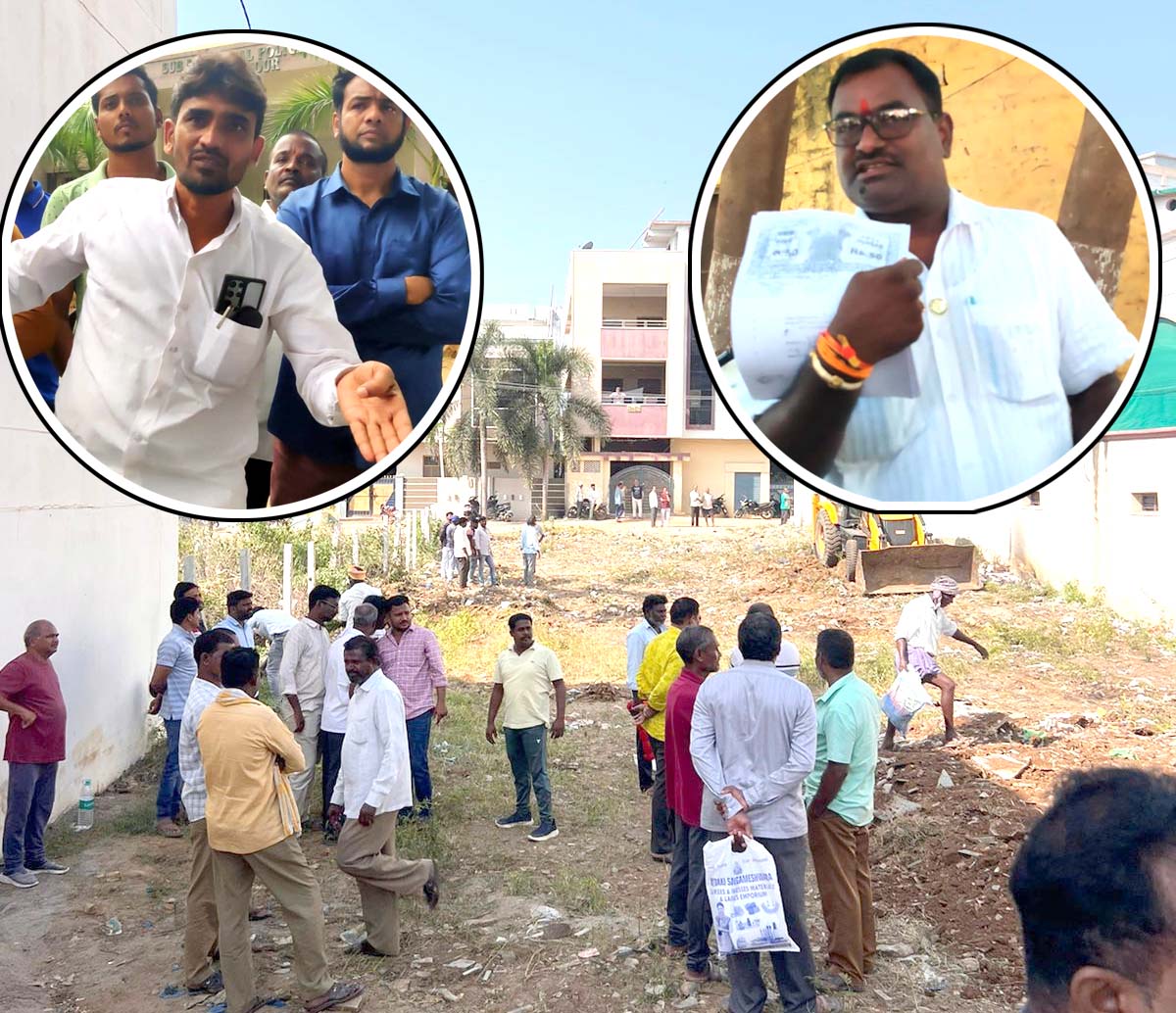 హైటెన్షన్.. భూ వివాదం..!