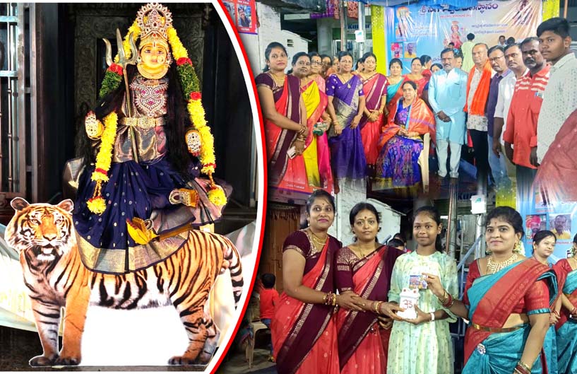 మహిసాసుర మర్ధిణిగా వాసవీ మాత..!
