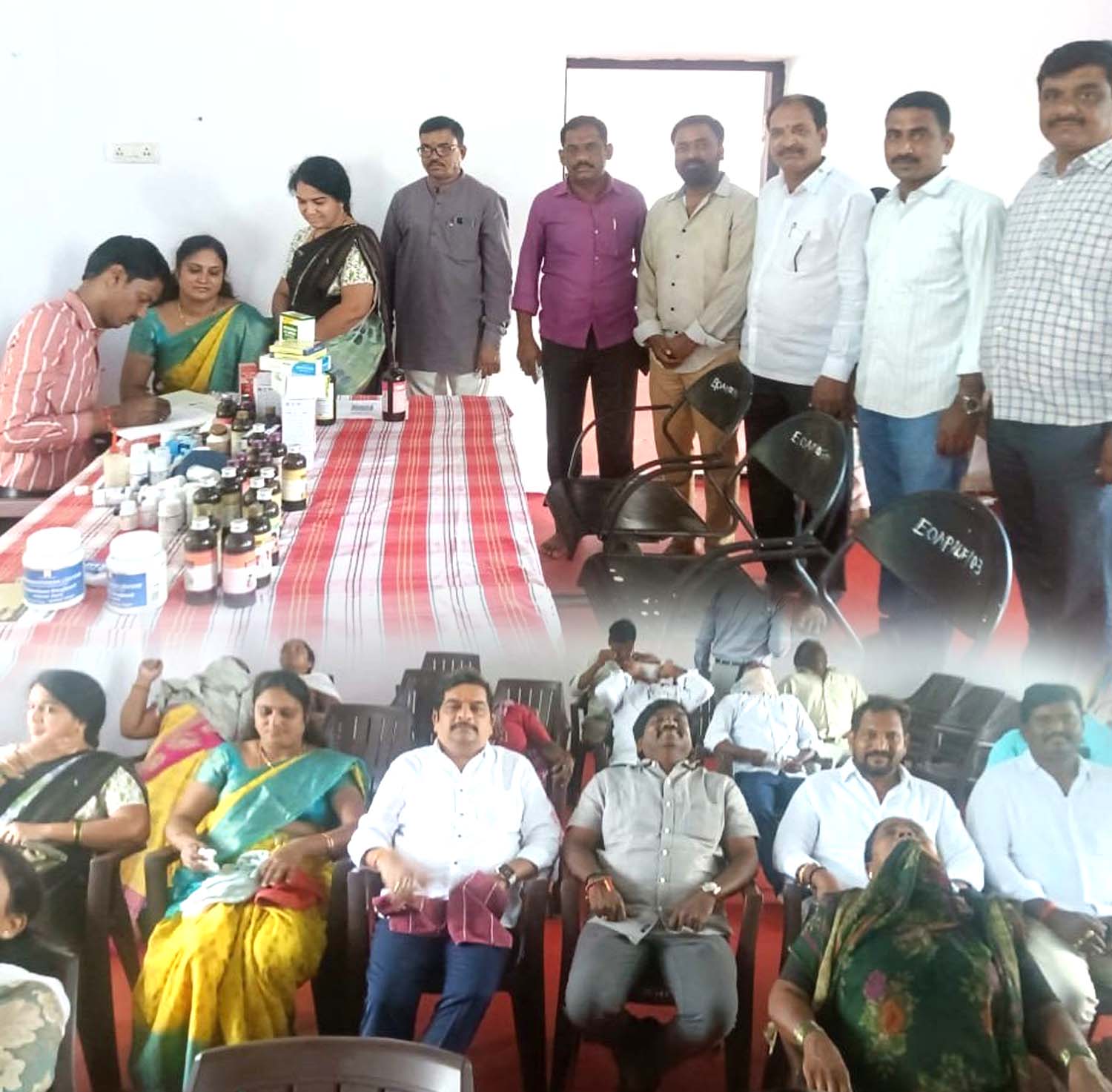 ధన్వంతరి ఆయుర్వేద చికిత్స శిబిరానికి స్పందన