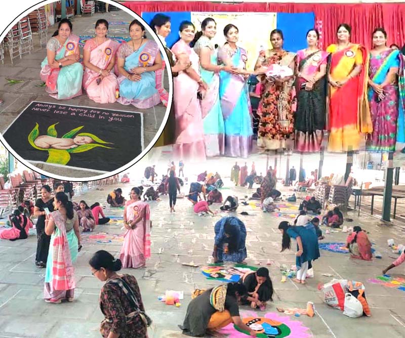 ఆర్యవైశ్యుల ముగ్గుల పోటీ అదుర్స్..!