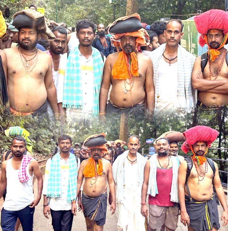 శబరిగిరీషుని చెంత తాండూరు స్వాములు..!