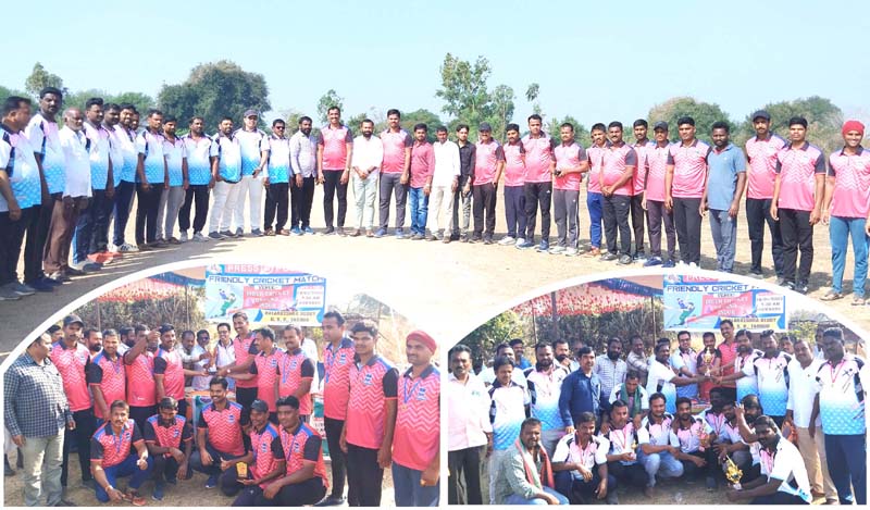 పోలీసు జట్టు మెరుపులు.. ప్రెస్ జట్టు ఉరుములు..!