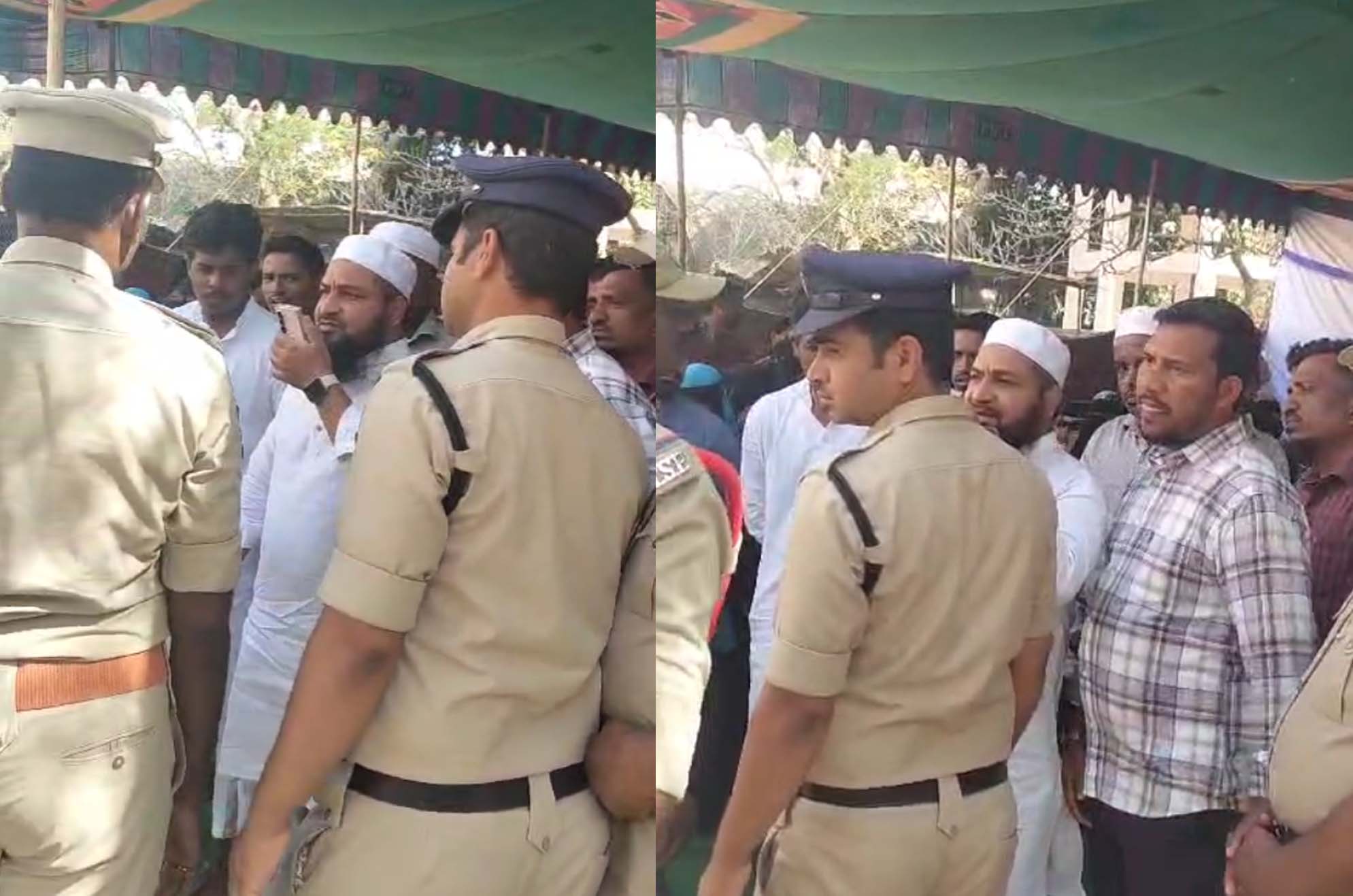 వార్డు సభ నిర్బంధం..!