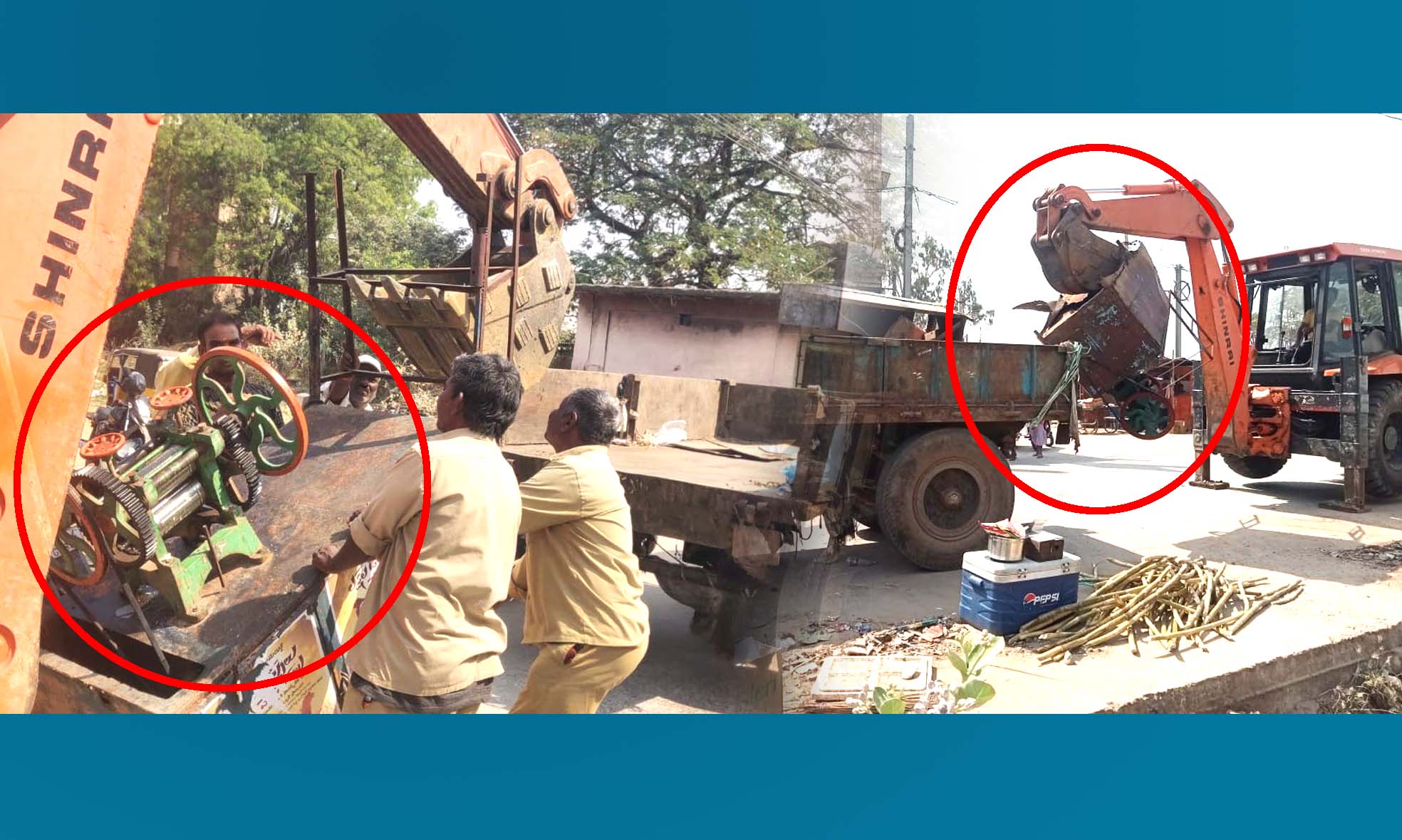 చెరుకు డబ్బాలపై కొరడా..!