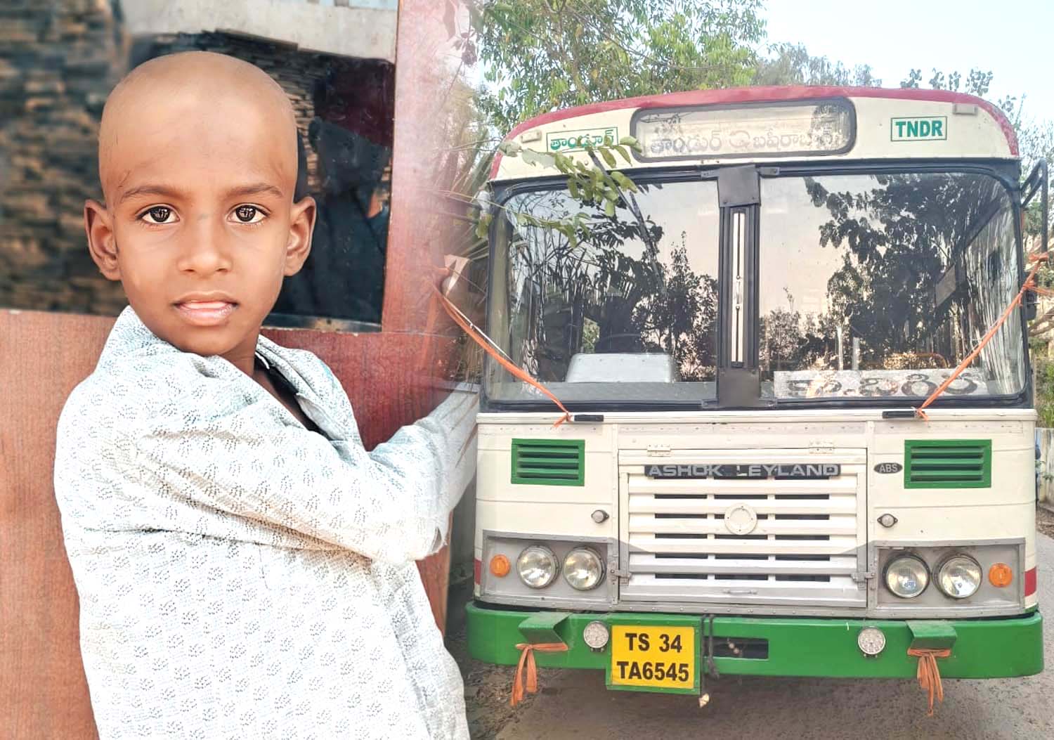 ఆర్టీసీ బస్సు డ్రైవర్ నిర్లక్ష్యానికి బాలుడు మృతి