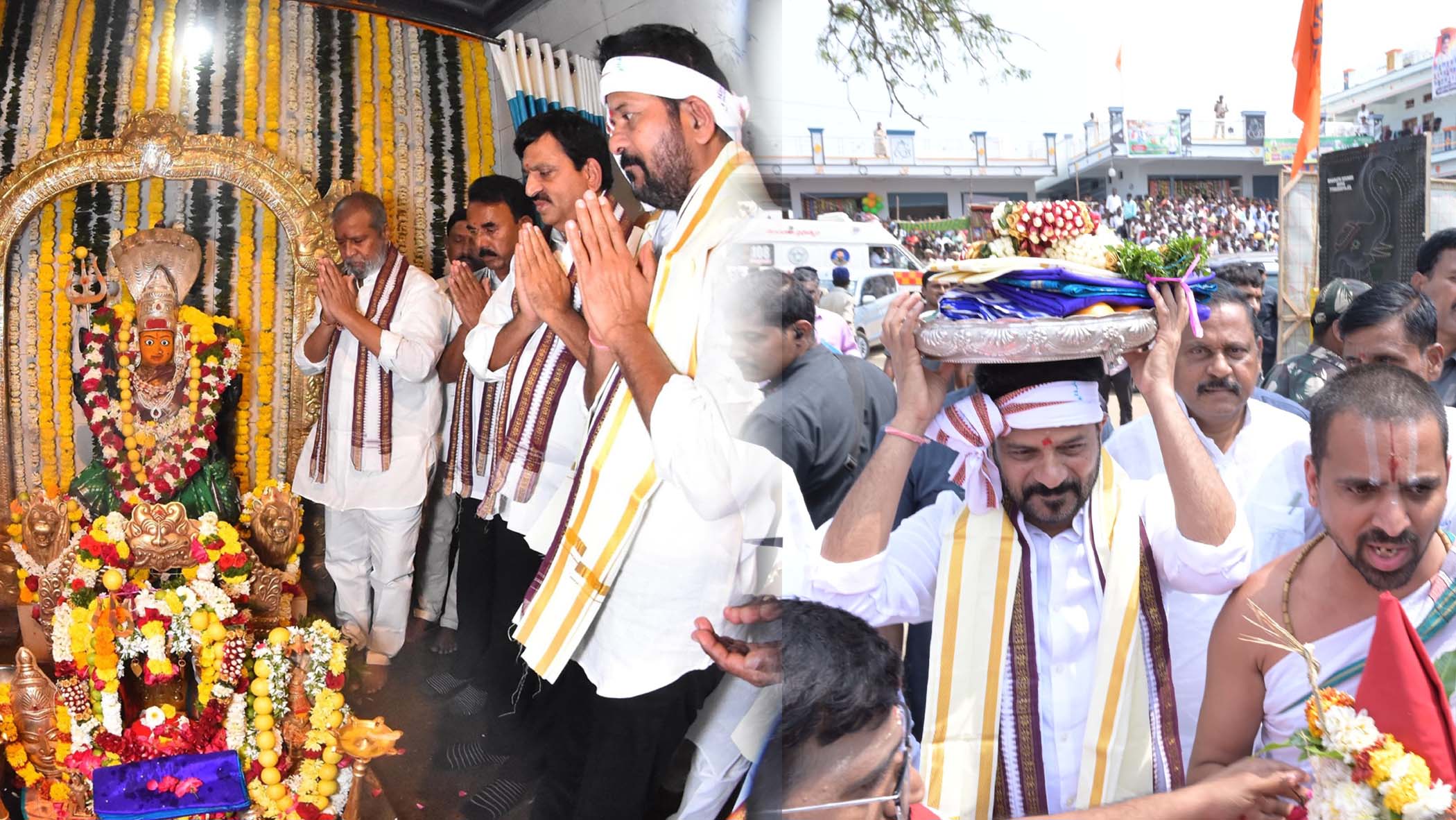 పోలేపల్లికి రేణుకా ఎల్లమ్మకు సీఎం మొక్కు..!