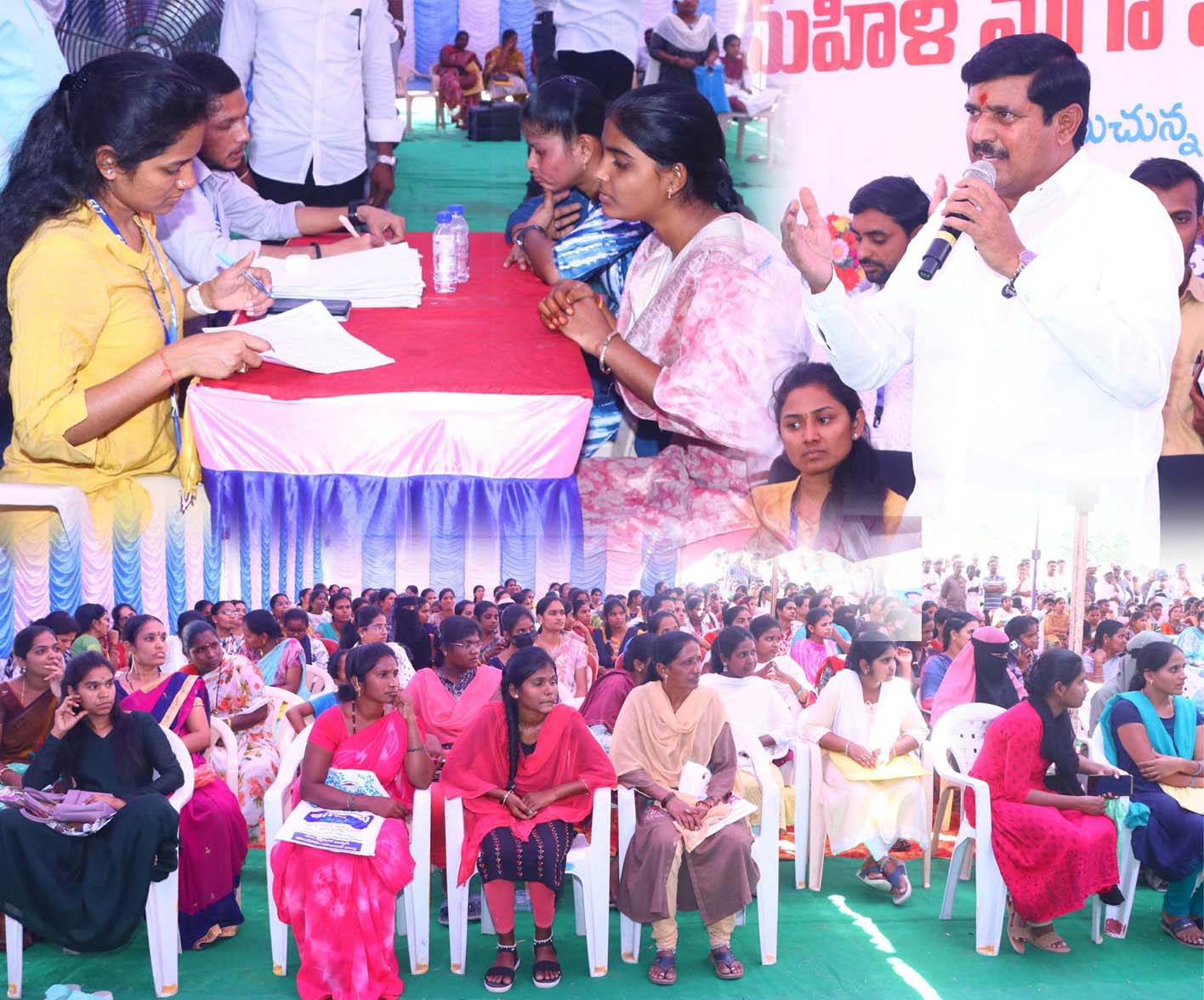 మహిళల అభివృద్ధికి పెద్దపీట..!