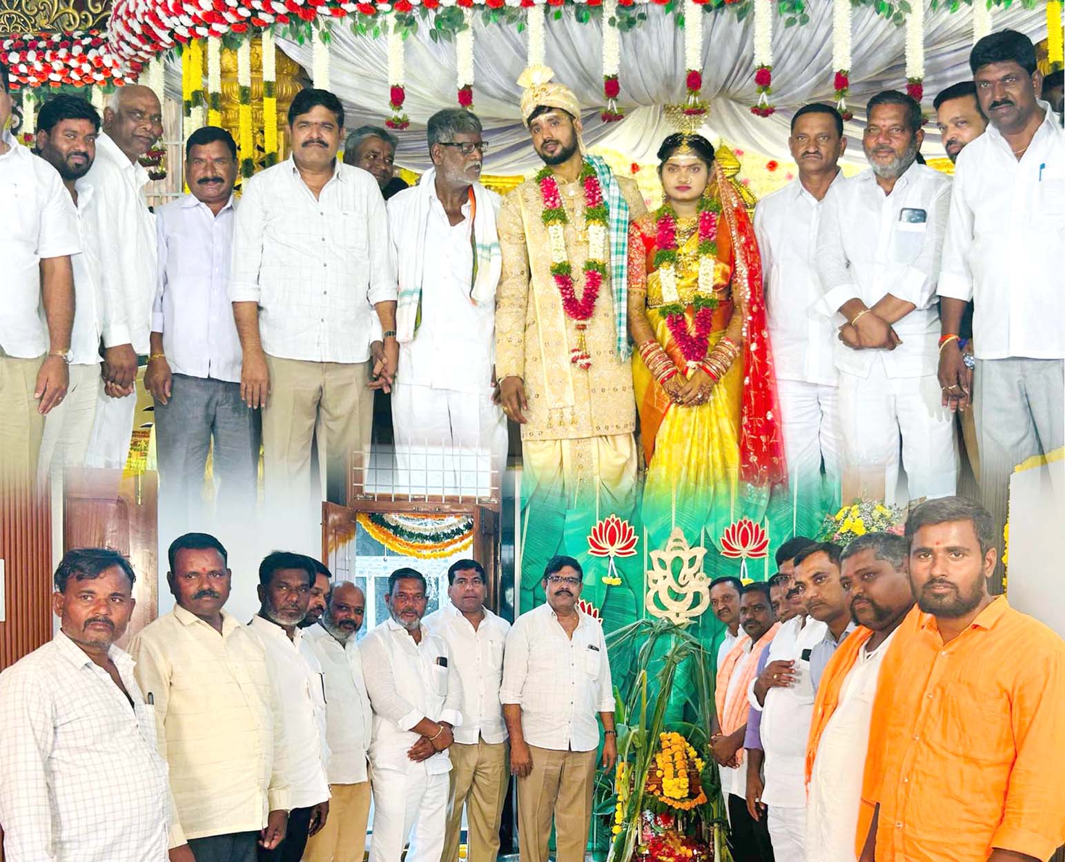 శుభకార్యాలలో బీఎస్ఆర్ సందడి
