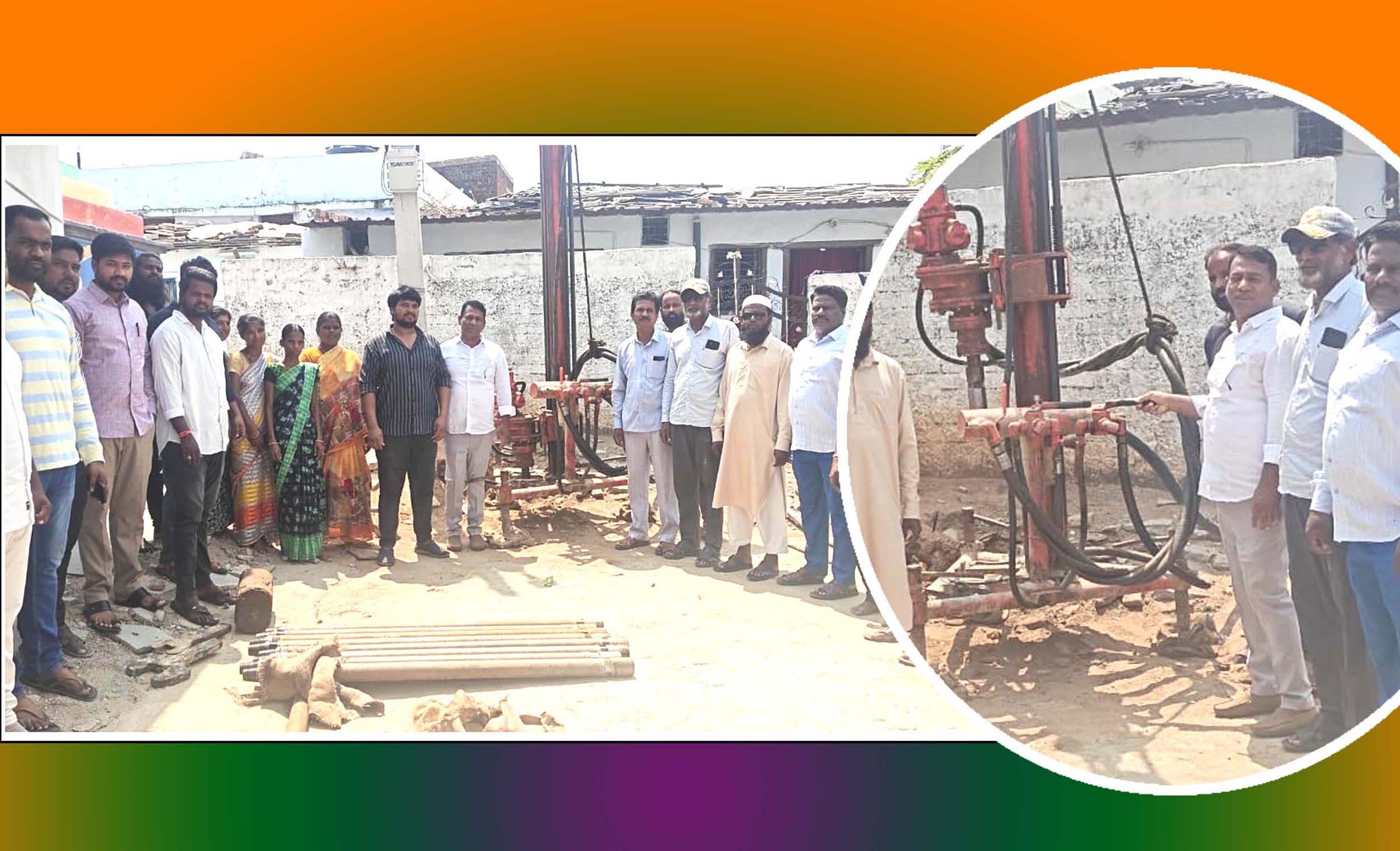 ఎమ్మెల్యే సహాకారంతో నీటి ఎద్దడికి చెక్..!