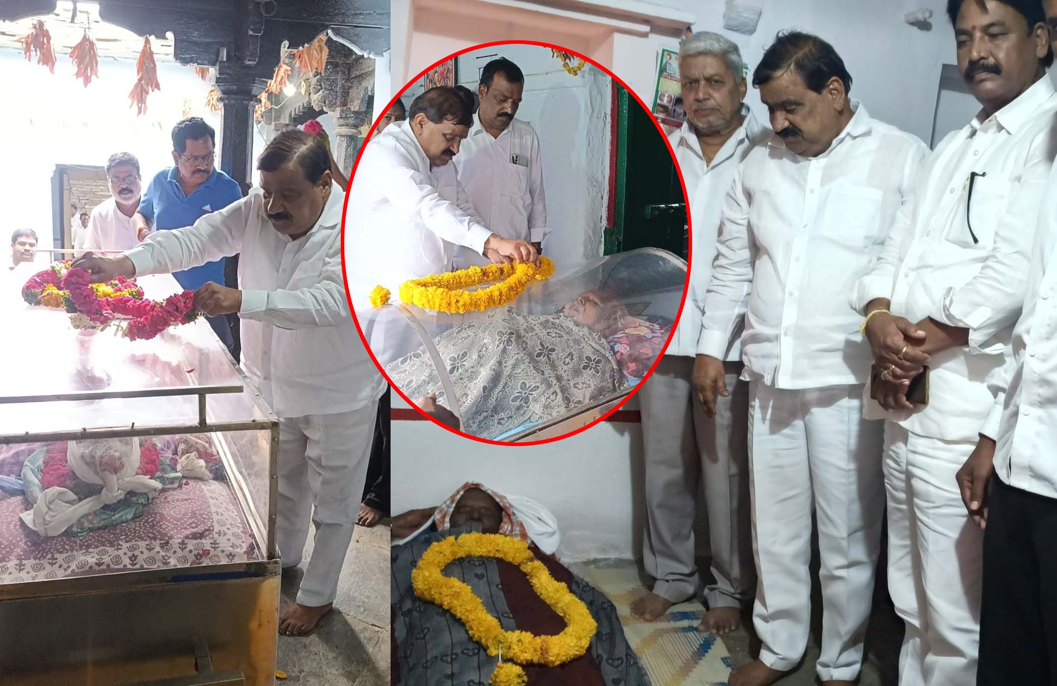 నేతల కుటుంబాలకు చీఫ్ విప్ పరామర్శ