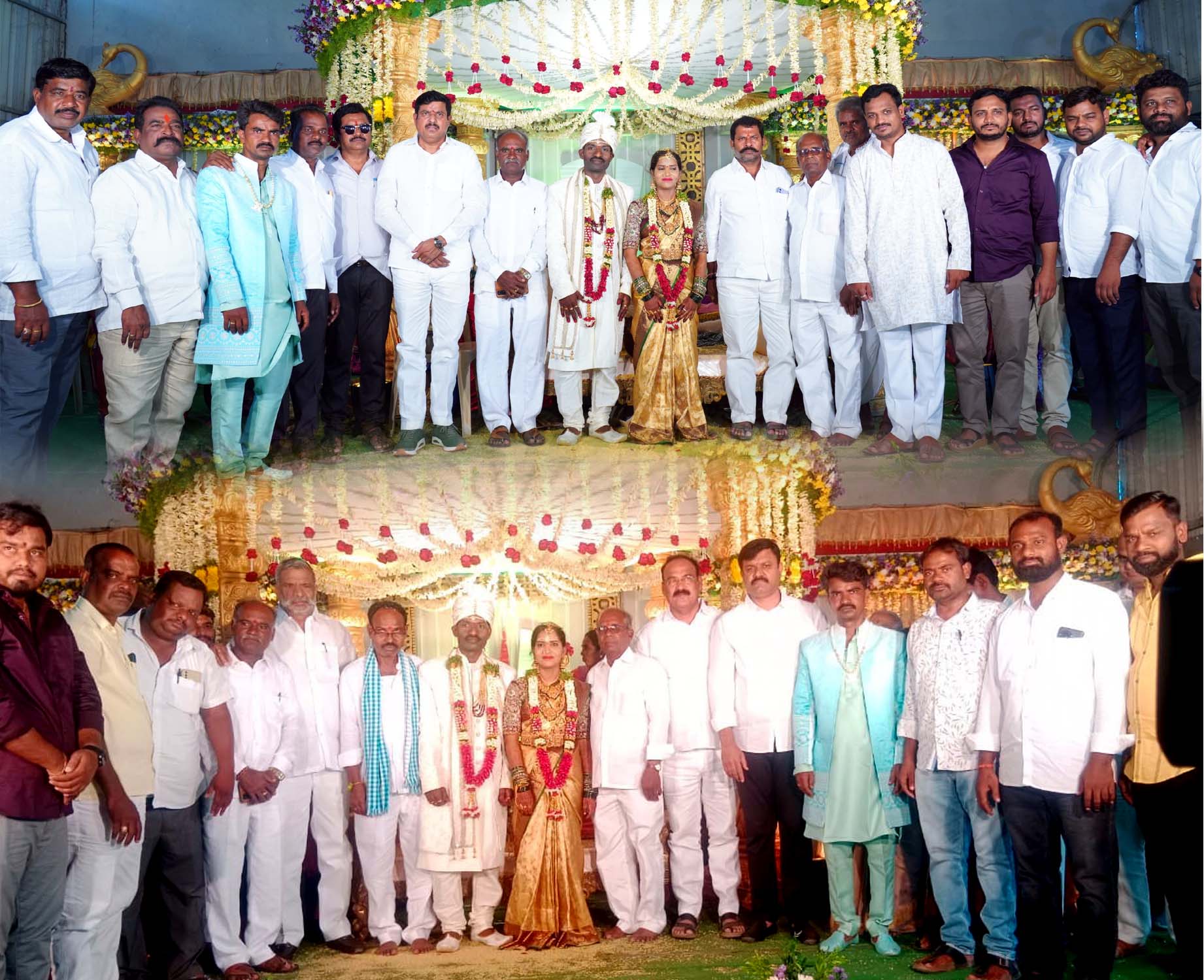 ఘనంగా బషీరాబాద్ నేత కుమారుడి వివాహాం
