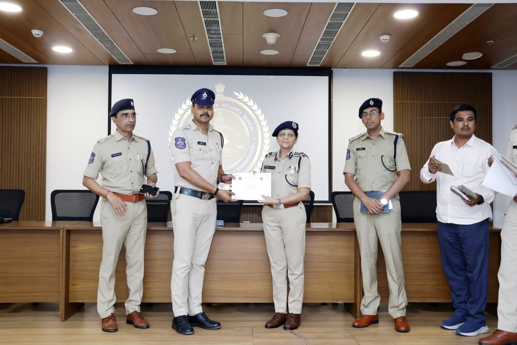 తాండూరు పోలీస్టేషన్ కు సైబర్ వారియర్ ఎంపిక