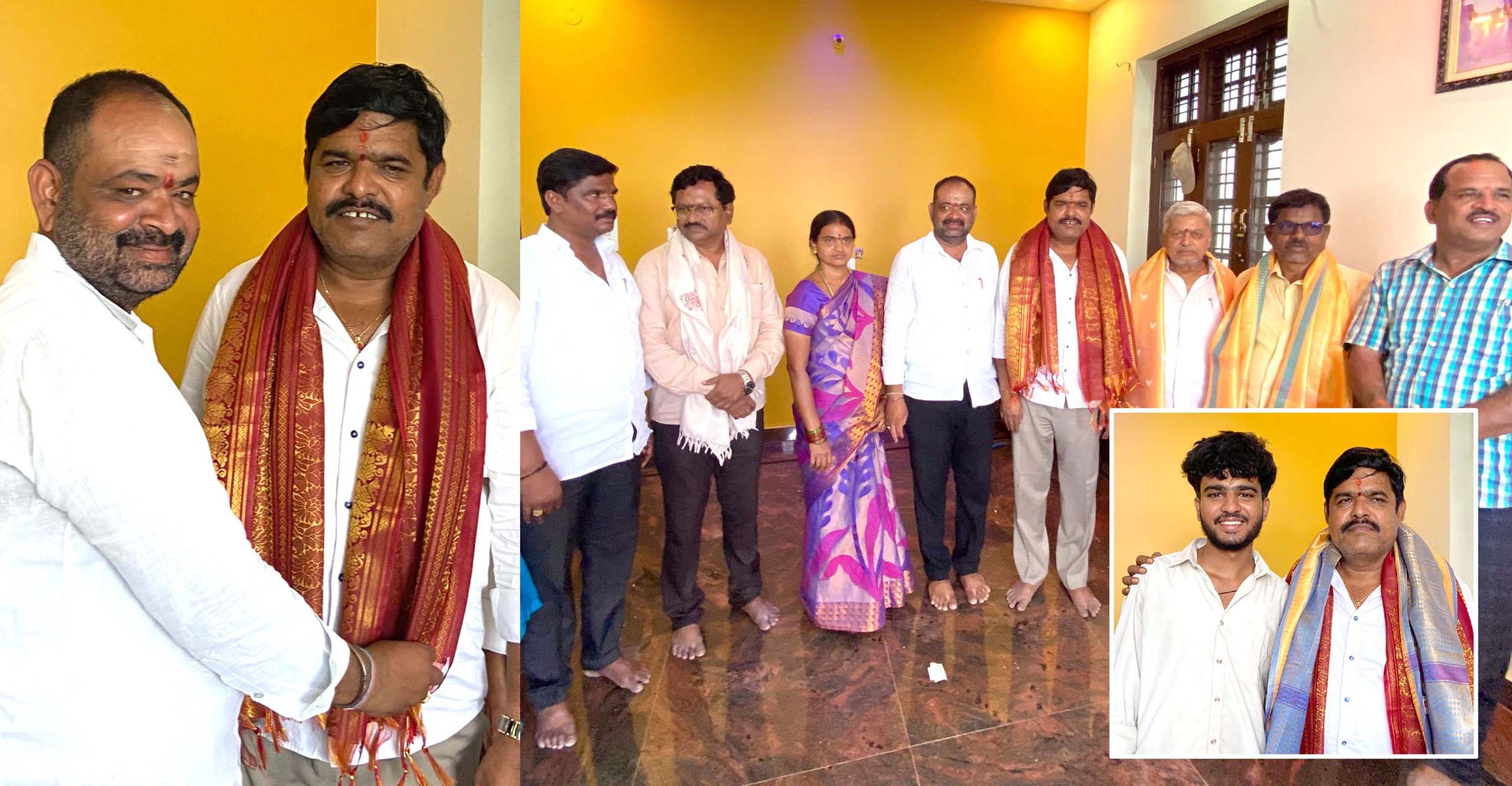 కాంగ్రెస్ నేత ఇంటికి బీఎస్ఆర్