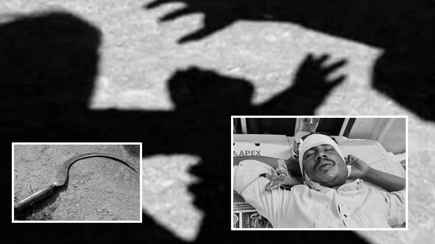 కక్ష్య పెంచుకుని కొడవలితో దాడి..!
