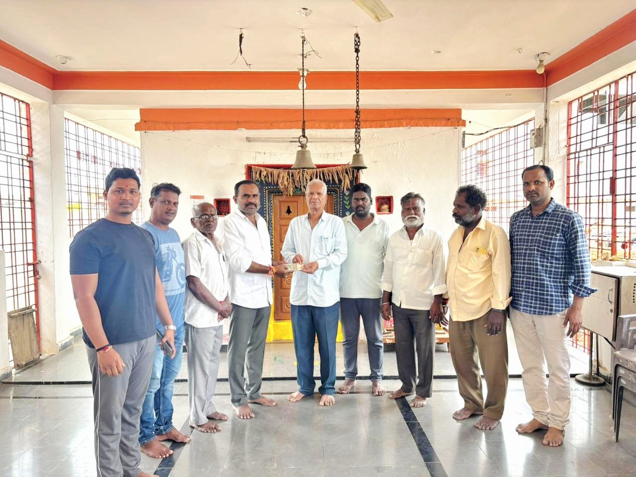 రామందిర్ పునర్ నిర్మాణానికి చేయూత