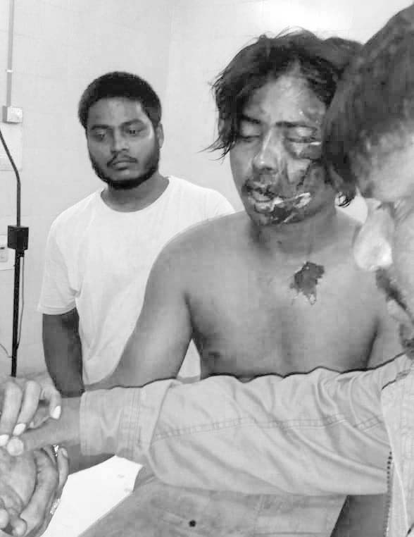 యువకుడిపై గుర్తుతెలియని వ్యక్తుల దాడి