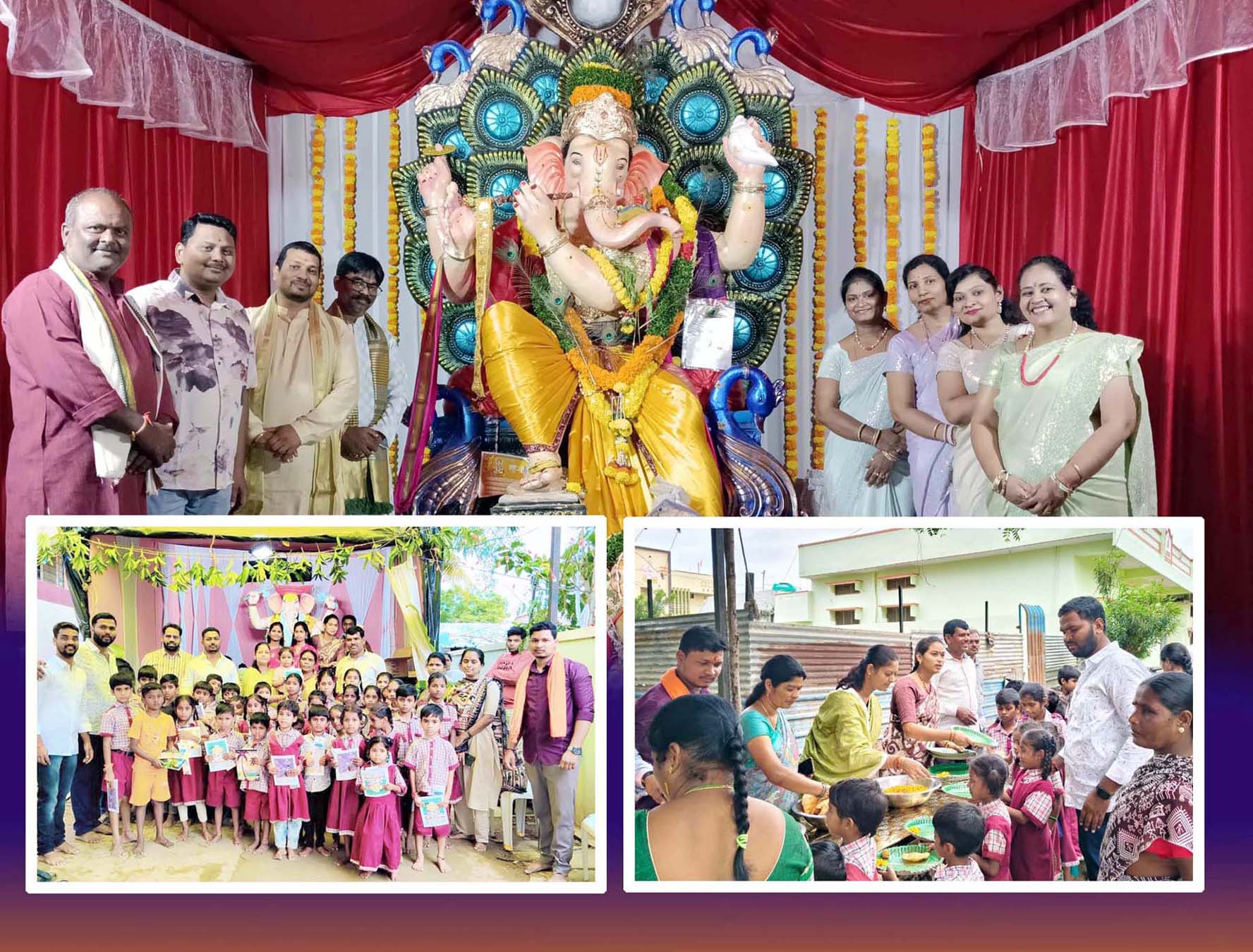 గణపయ్య పండగ.. మదినిండుగా..!