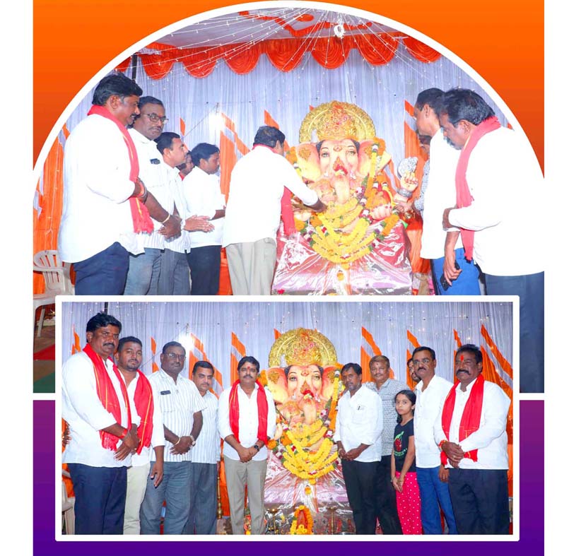 గణనాథుల సేవలో బీఎస్ఆర్..!