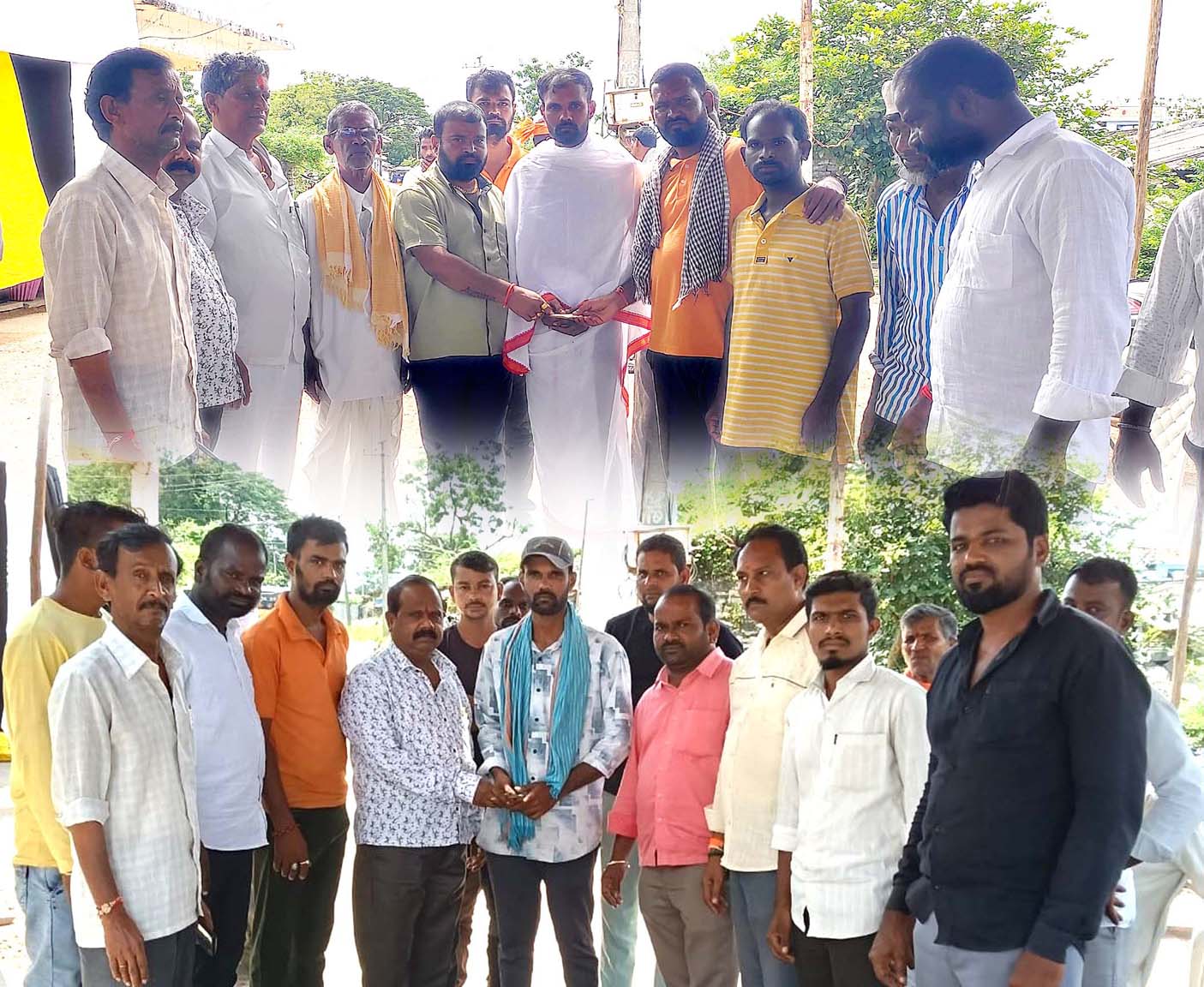 మృతుని కుటుంబానికి ఆర్థిక సహాయం