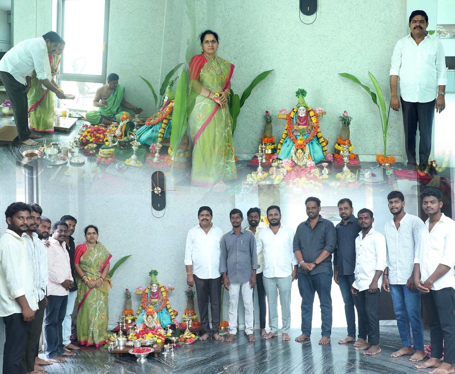 బీఎస్ఆర్ ఇంట వరలక్ష్మీ శోభ