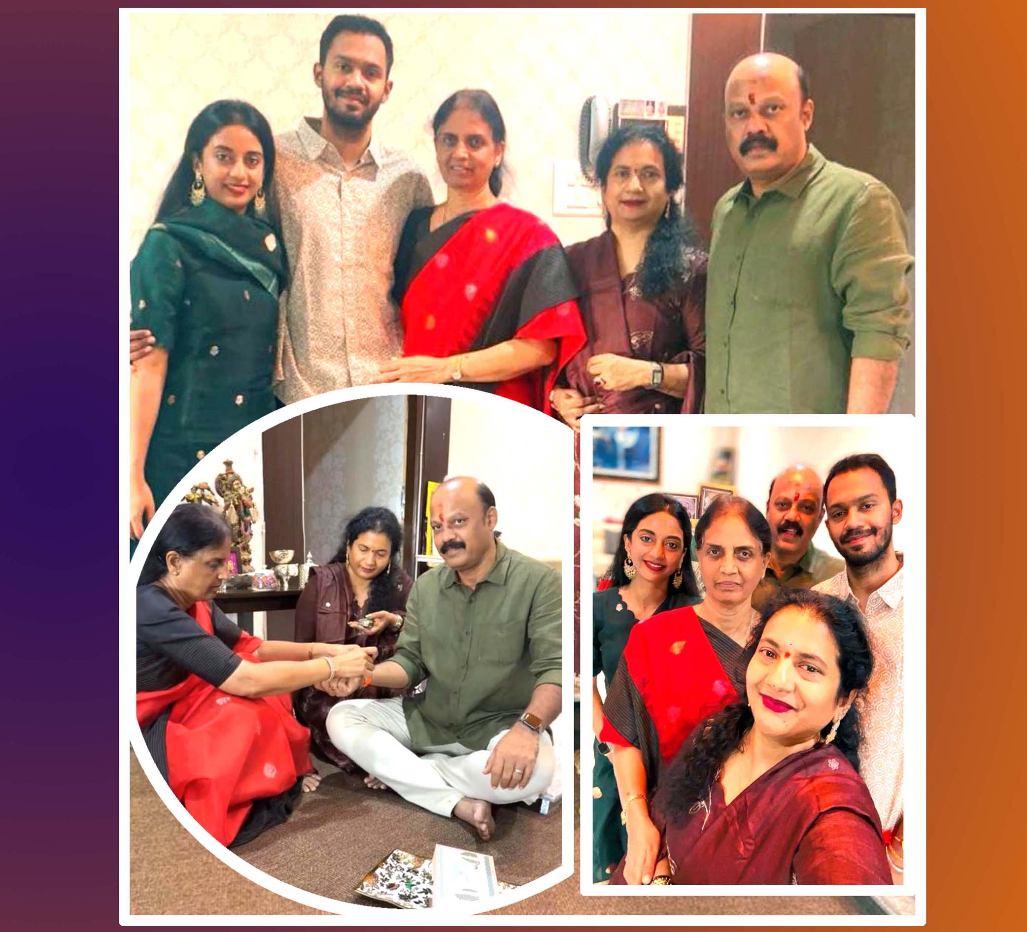 సోదరుడికి రాఖీ కట్టిన మాజీ మంత్రి సబితారెడ్డి