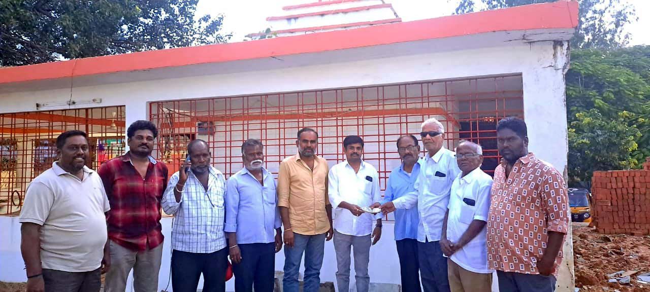 రాముని గుడికి రూ.50వేల విరాళం