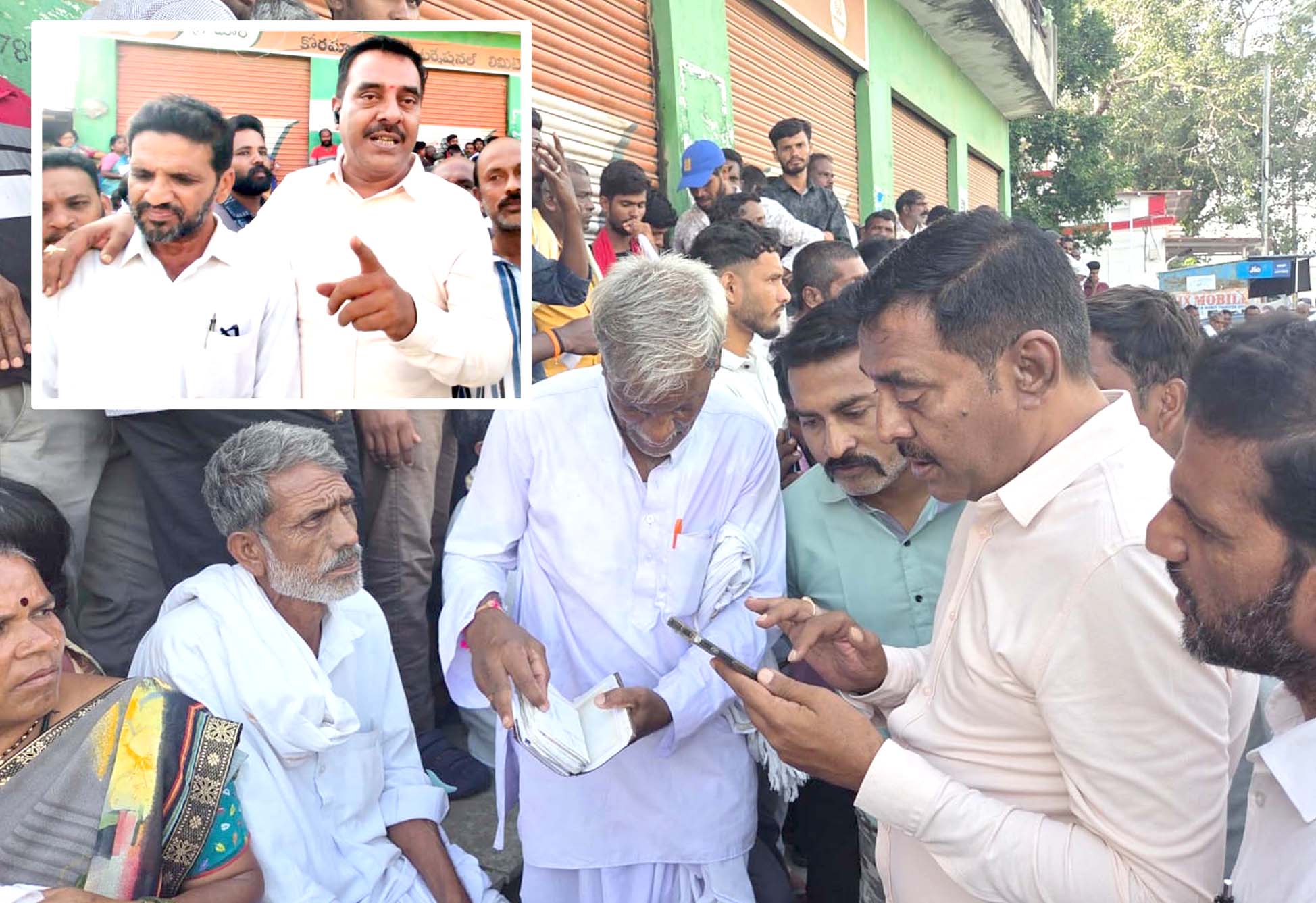రైతులను రోడ్డున పడేసిన సర్కారు