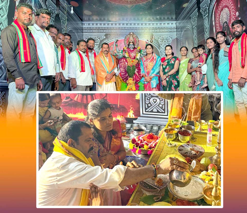 దుర్గామాత సేవలో పట్లోళ్ల బాల్ రెడ్డి