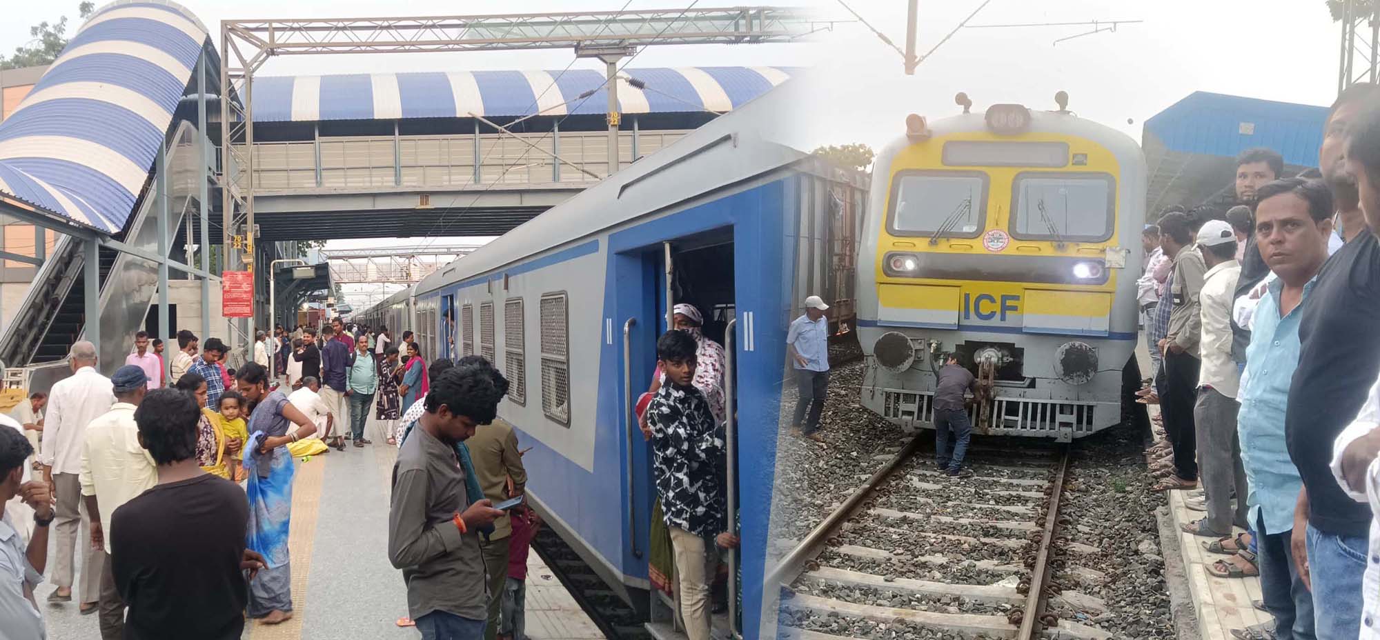 రైలు ఇంజన్లో అంతరాయం..!