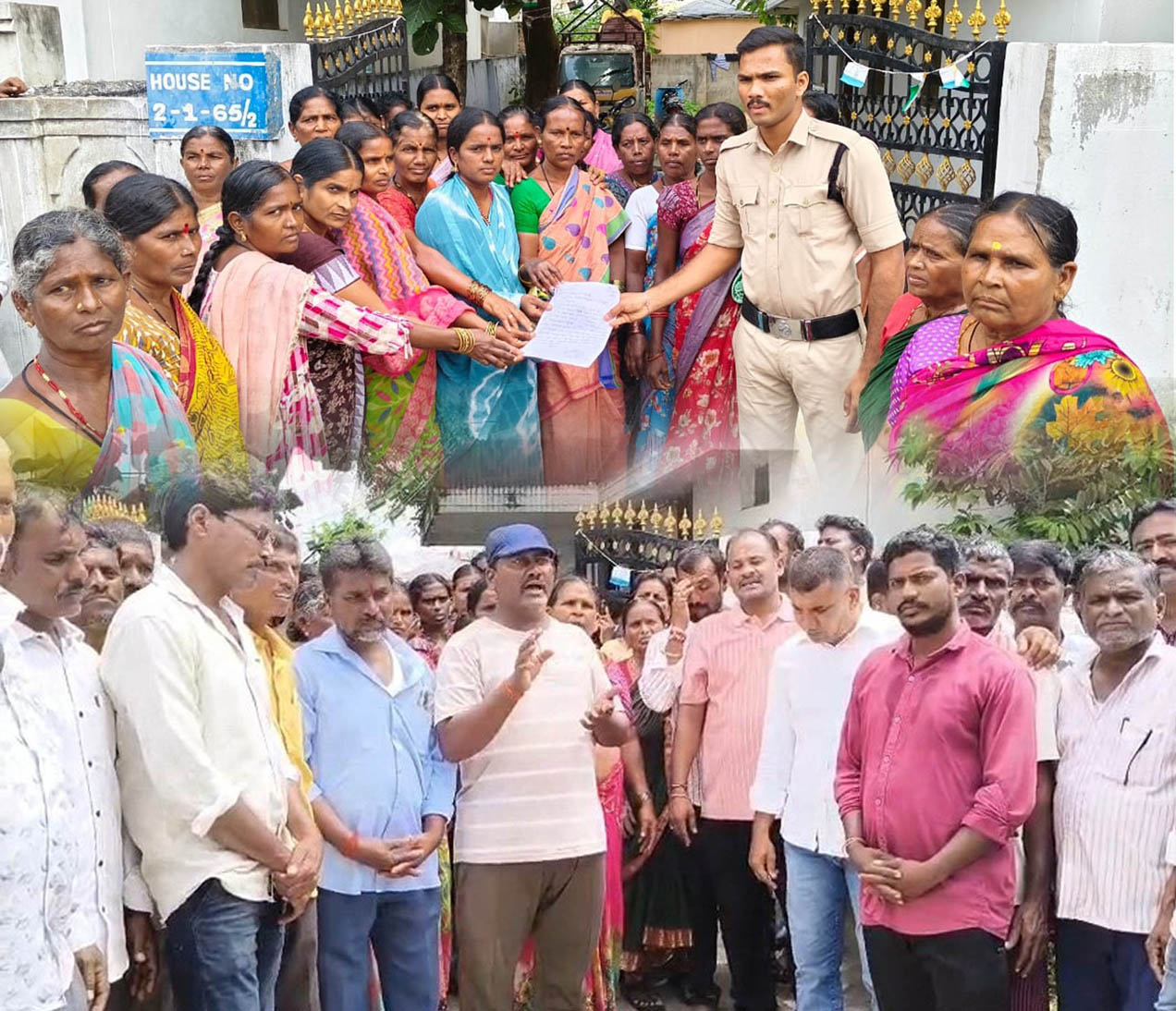 బెల్టు షాపుపై భగ్గుమన్నారు..!