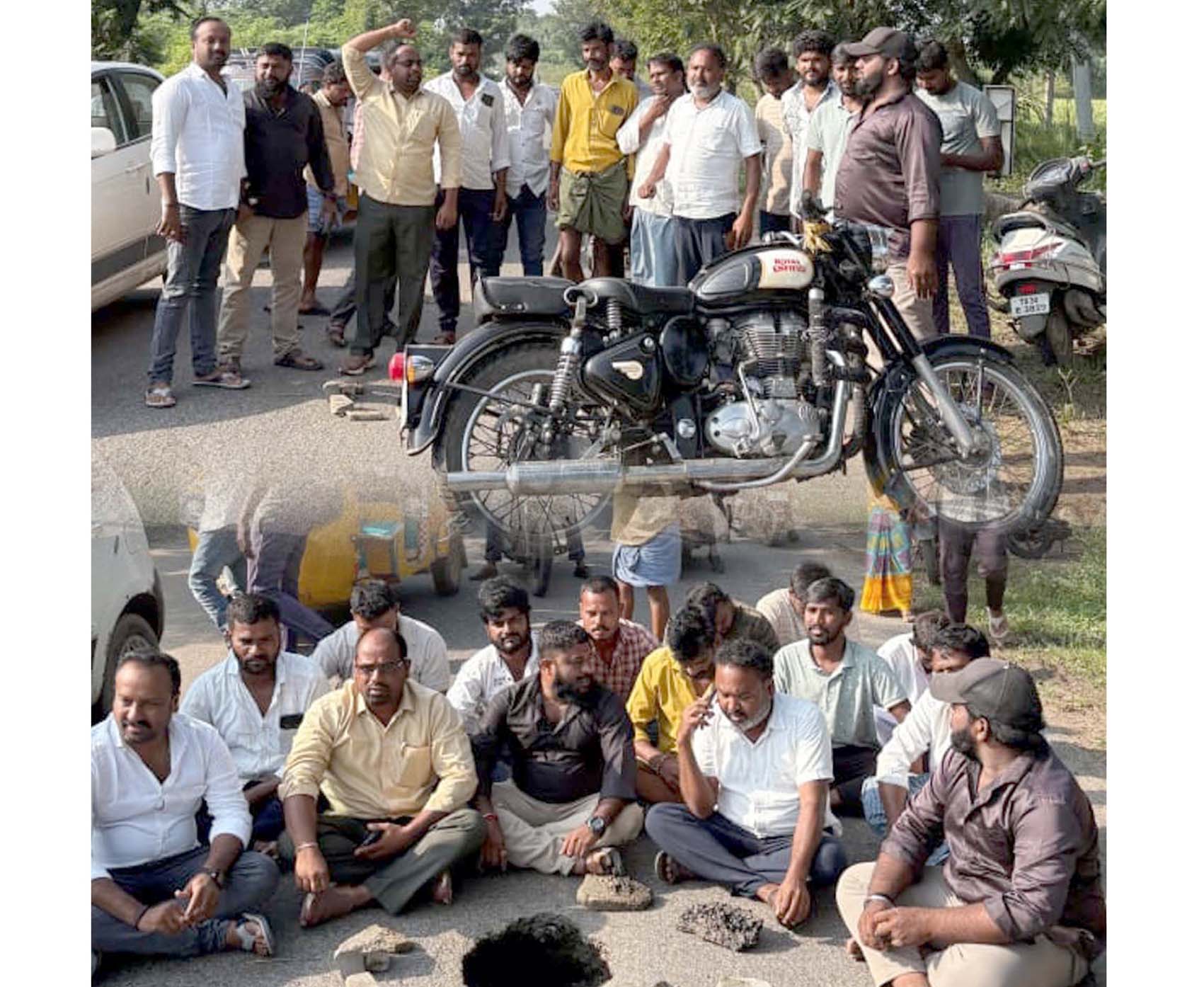 గాజీపూర్ గ్రామస్తుల కన్నెర్ర...!