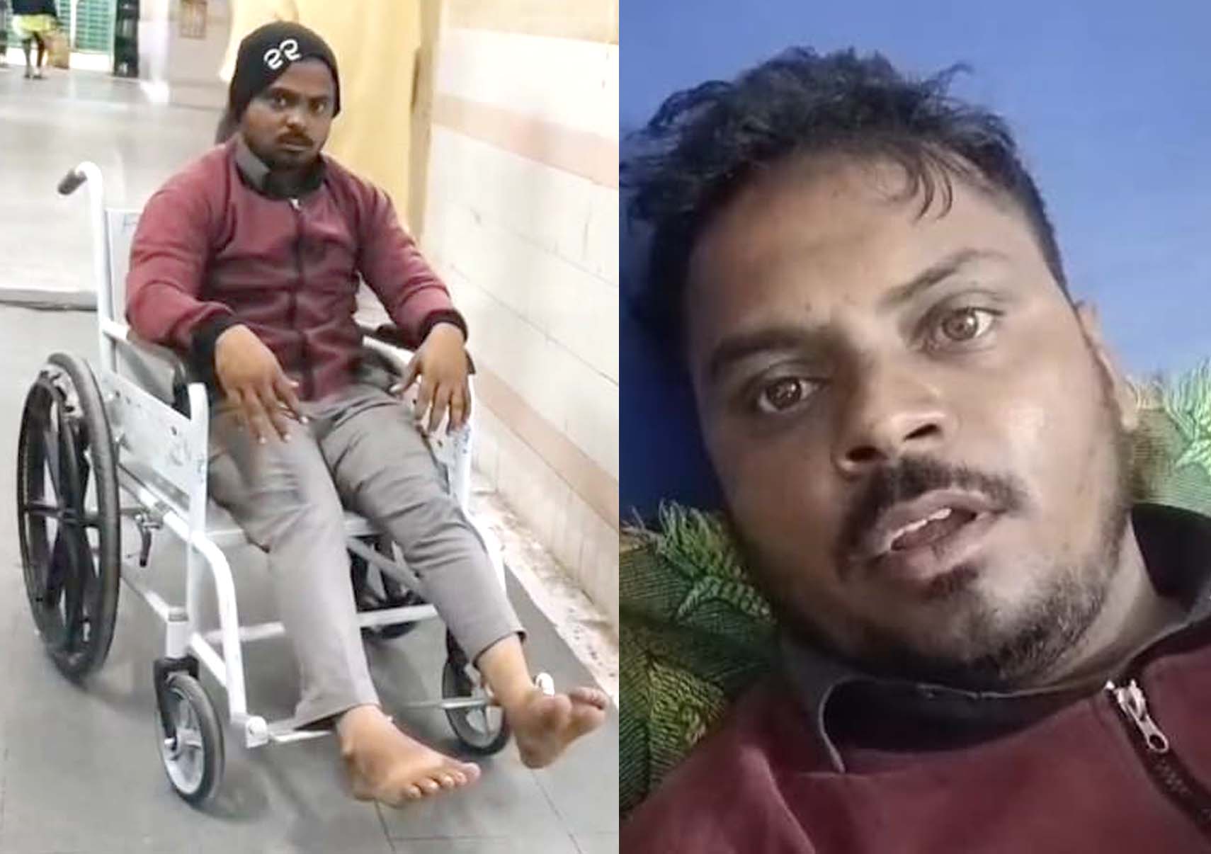 విచారణకు పిలిచి.. లాఠీ దెబ్బలు..!