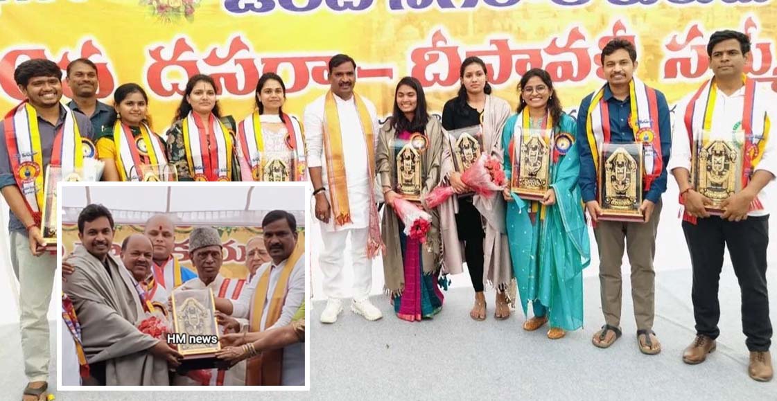 మాజీ గవర్నర్ చేతుల మీదుగా తాండూరు వాసికి సన్మానం