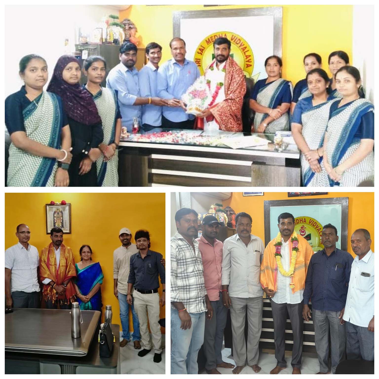 పెరుమాళ్ల వెంకట్ రెడ్డికి ఘనంగా సన్మానం