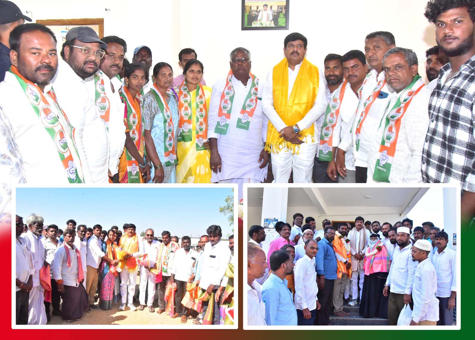 హస్తంలో సంబరాలు..!