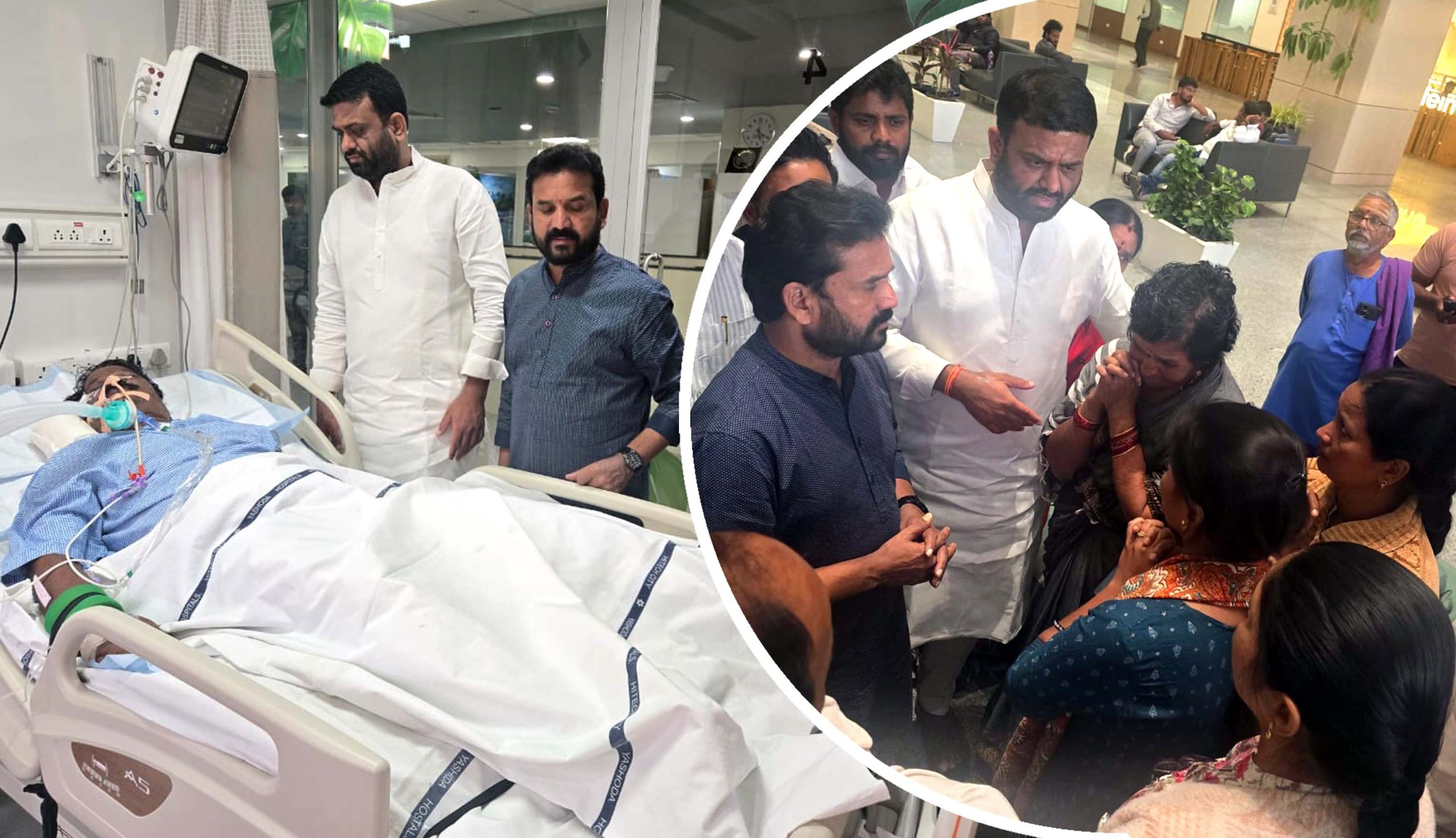 కోట్ పల్లి సర్పంచ్ భర్త కుటుంభానికి భరోసా..!
