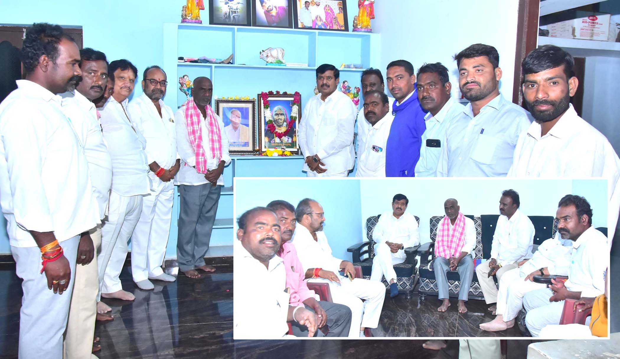 అంతారం తాండా సర్పంచుకు ఎమ్మెల్యే పరామర్శ