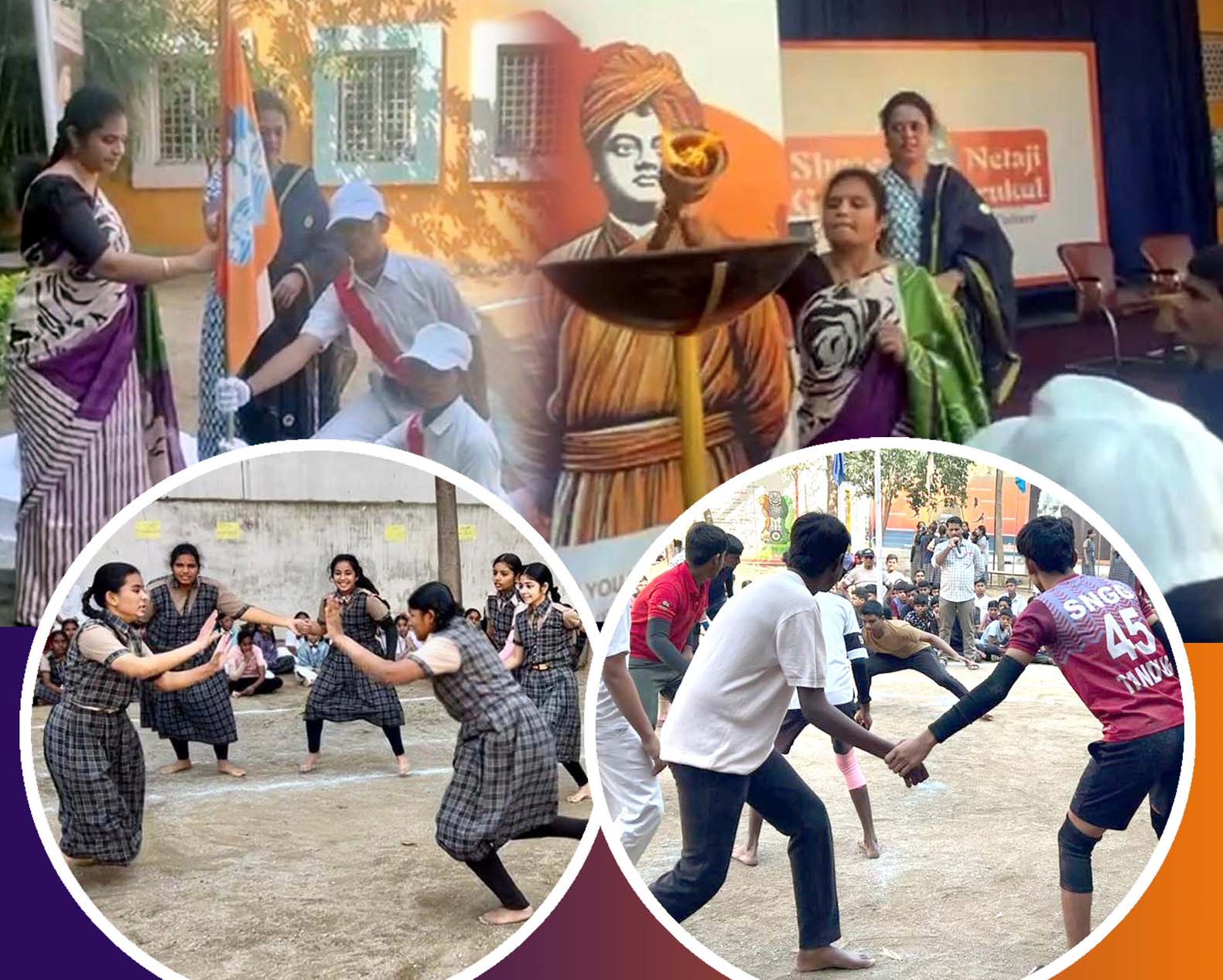 విద్యార్థుల అభ్యన్నతికి క్రీడలు దోహదం