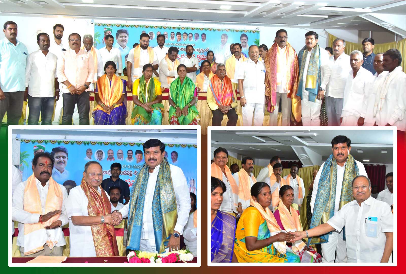 తాండూరు మండల సర్పంచులకు సన్మానం