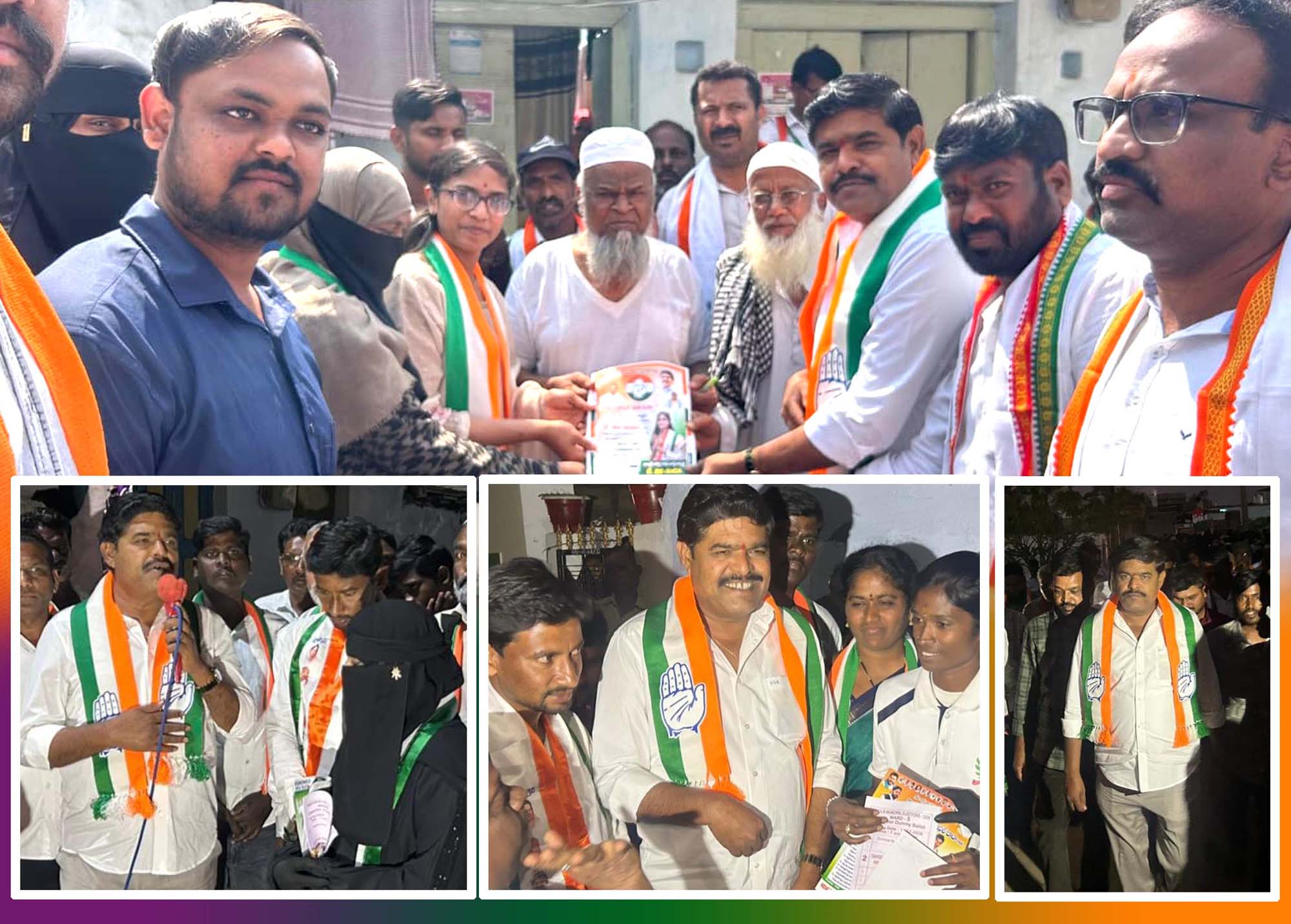 కాంగ్రెస్ అభ్యర్థుల గెలుపే లక్ష్యంగా బుయ్యని శ్రీనివాస్ రెడ్డి ప్రచారం