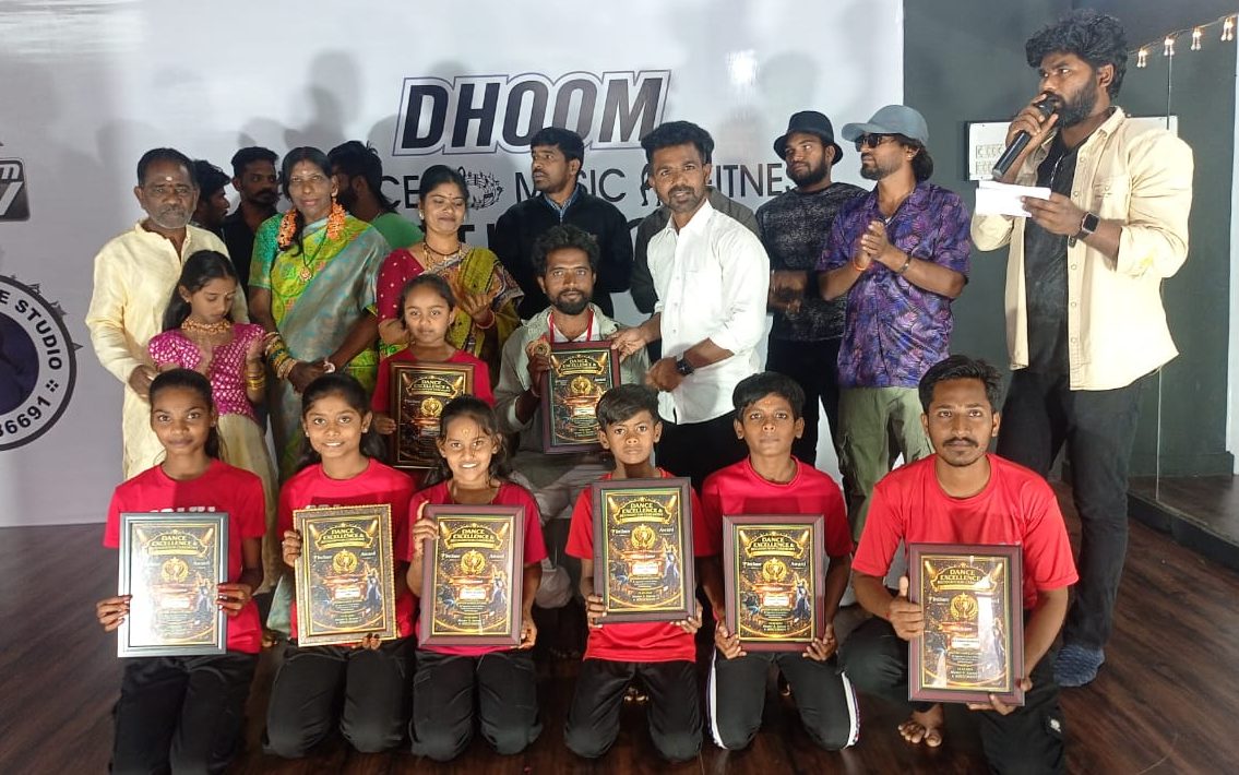 తాండూరు డాన్సర్స్‌కు బెస్ట్ అవార్డు