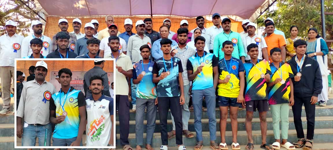 వాలీబాల్ పోటీలో విశ్వవేద విద్యార్థి విక్టరీ..!