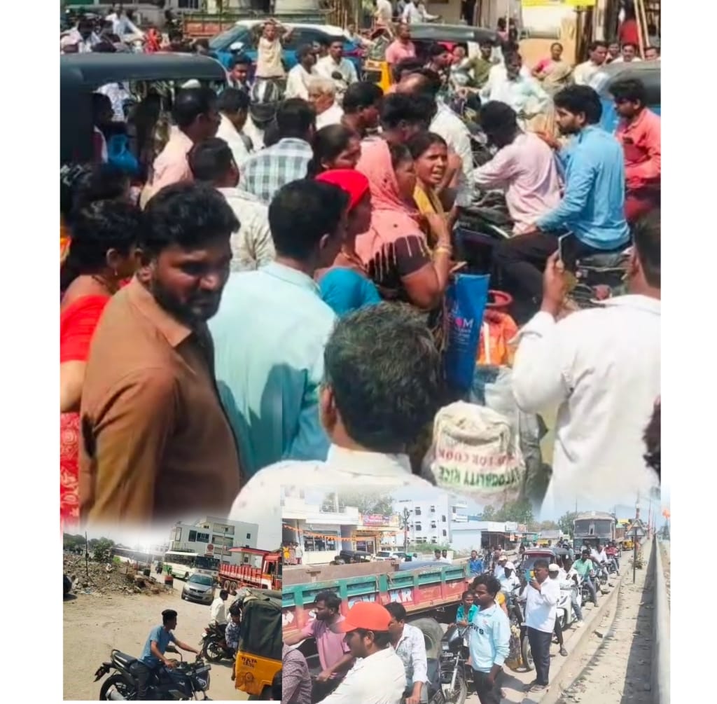 రోడ్డెక్కిన గ్యాస్ సెగ..!