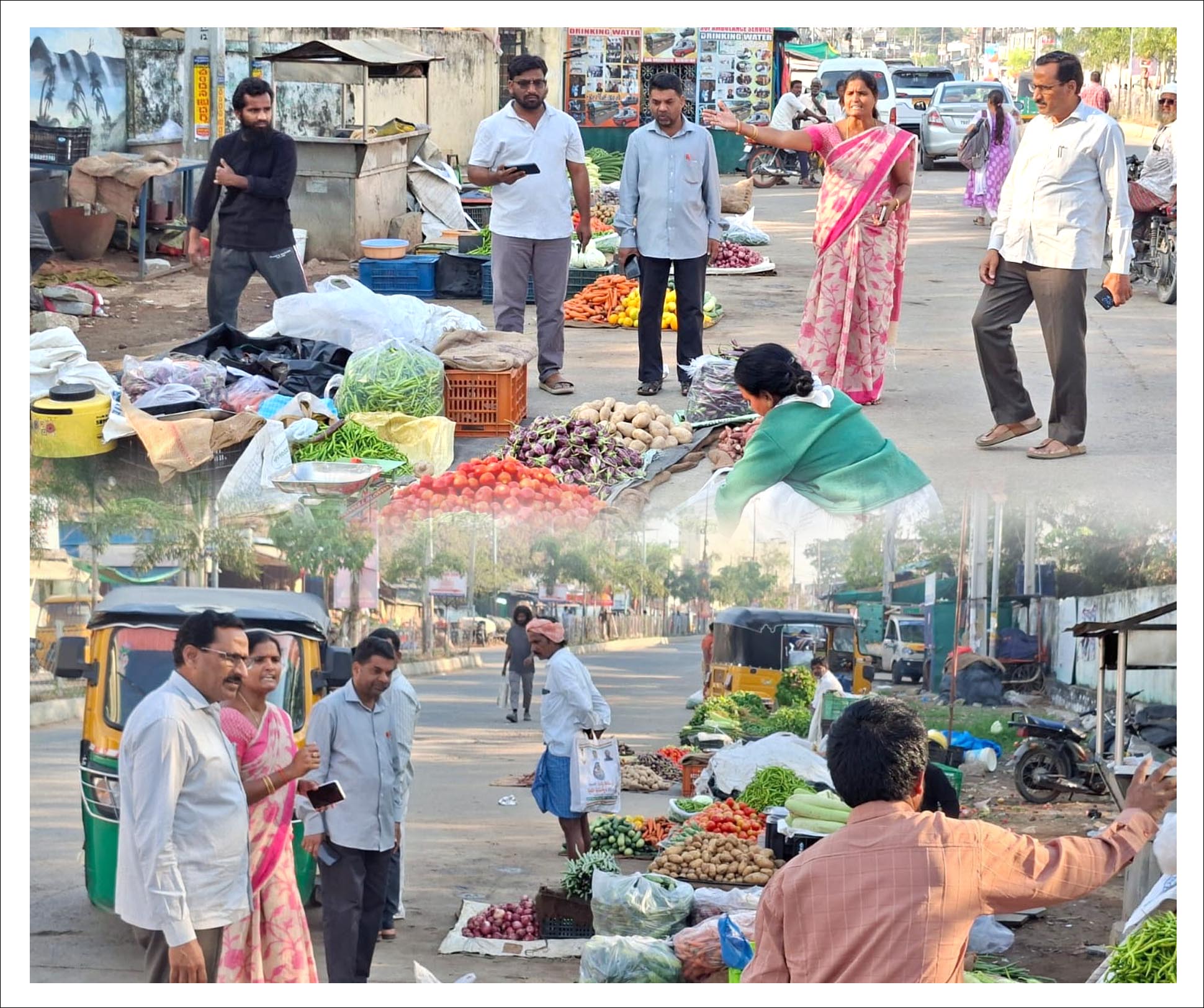 రోడ్లపై రద్దికి చైర్ పర్సన్‌ చెక్..!